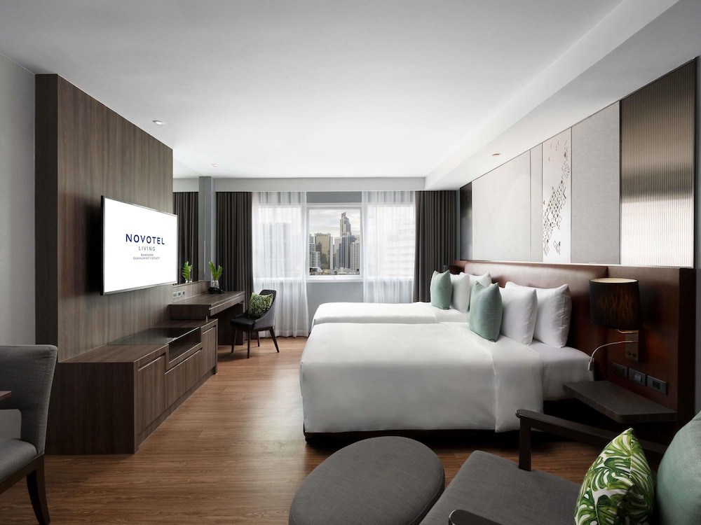 استوديو ديلوكس بسريرين منفصلين، Novotel Living Bangkok Sukhumvit Legacy 5/7