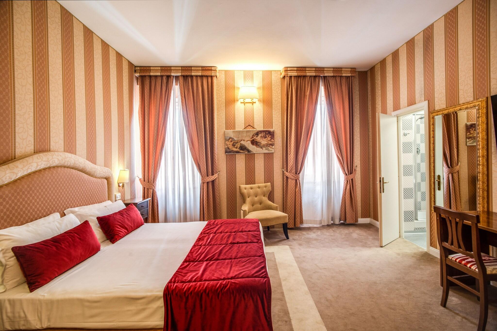 غرفة سوبيريور بسريرين منفصلين، Relais Fontana di Trevi 10/10