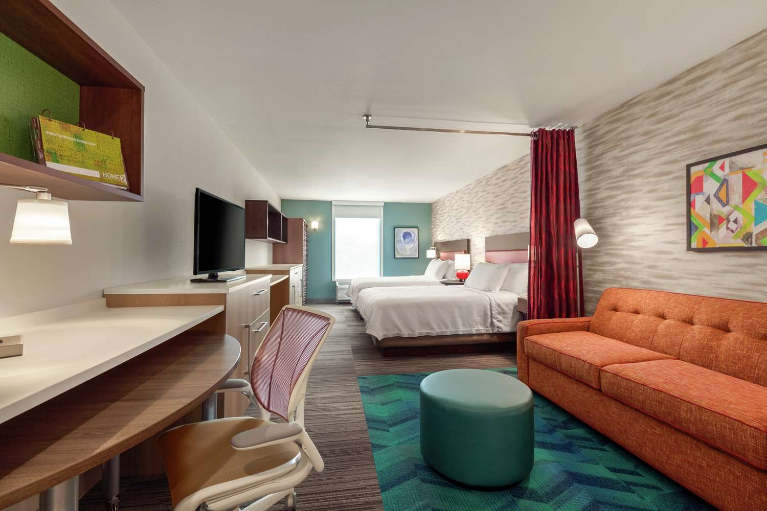 جناح استوديو بسريرين كوين لذوي الإعاقة، Home2 Suites By Hilton Sarasota Bradenton Airport 7/7
