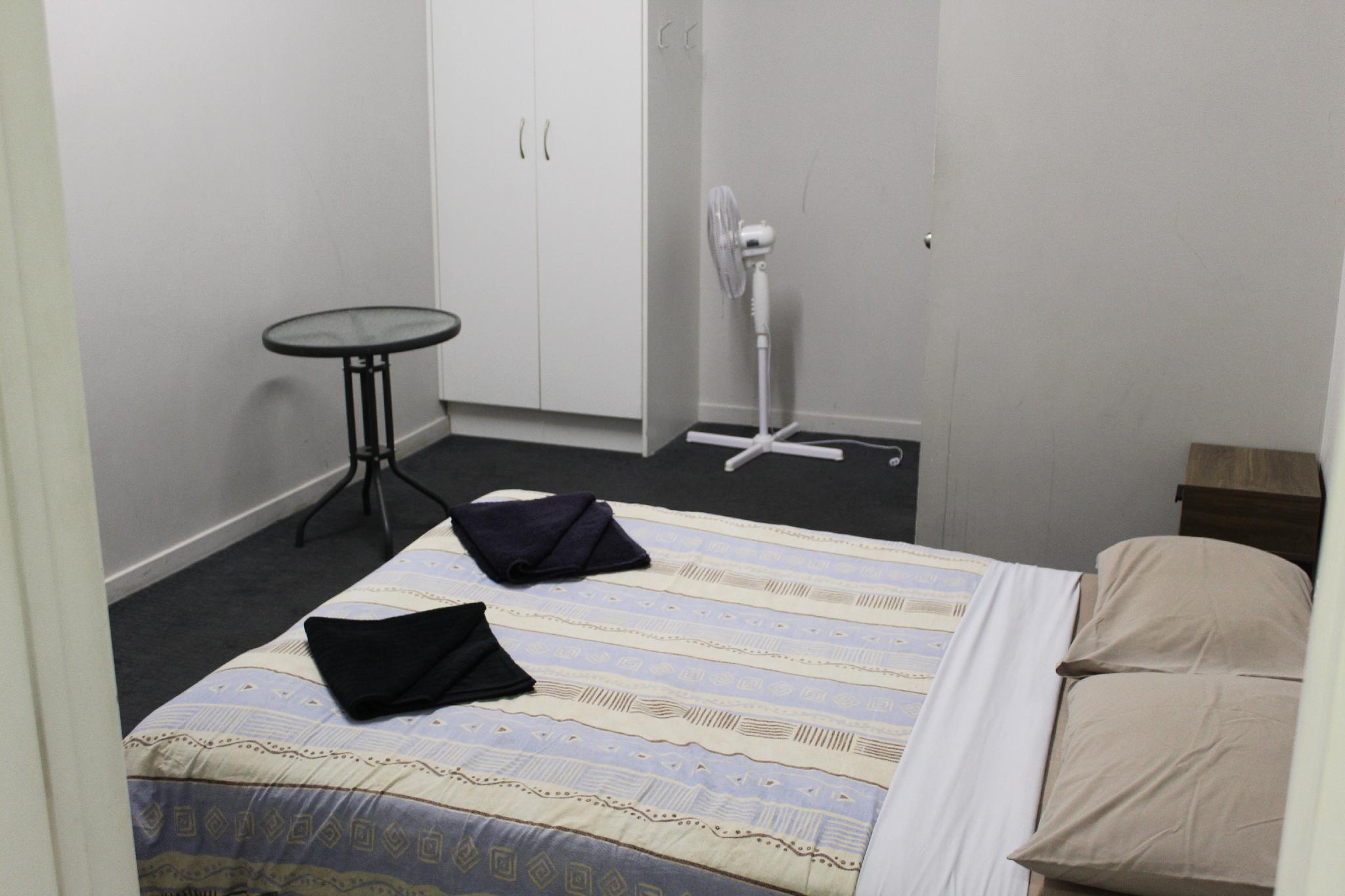 Room, Double Bed, Shared Bathroom, No Window