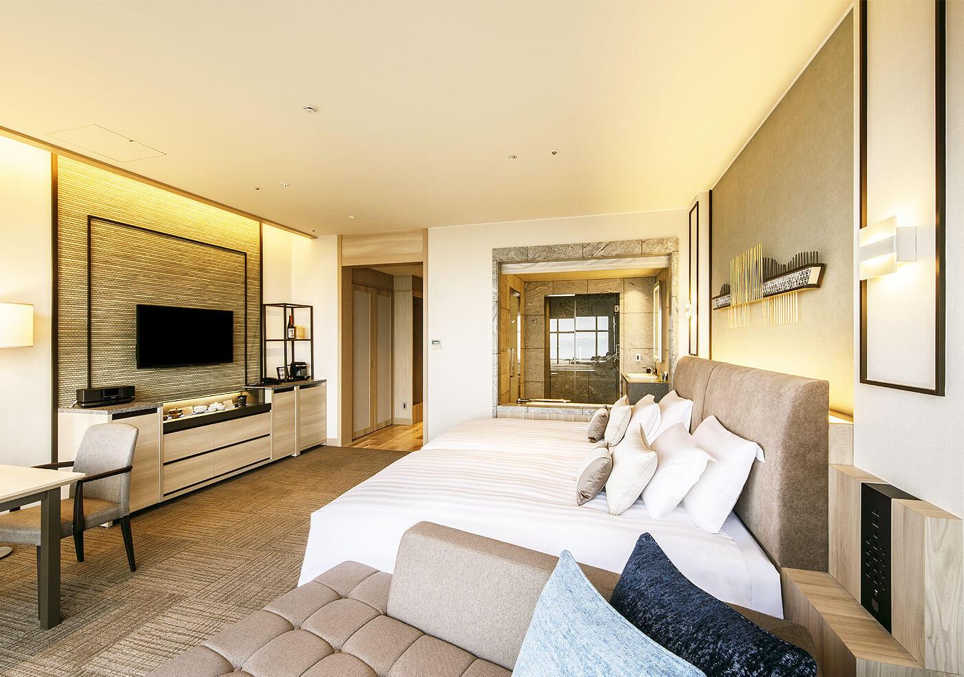 Premier, Luxury, Twin Beds, with View, Floor