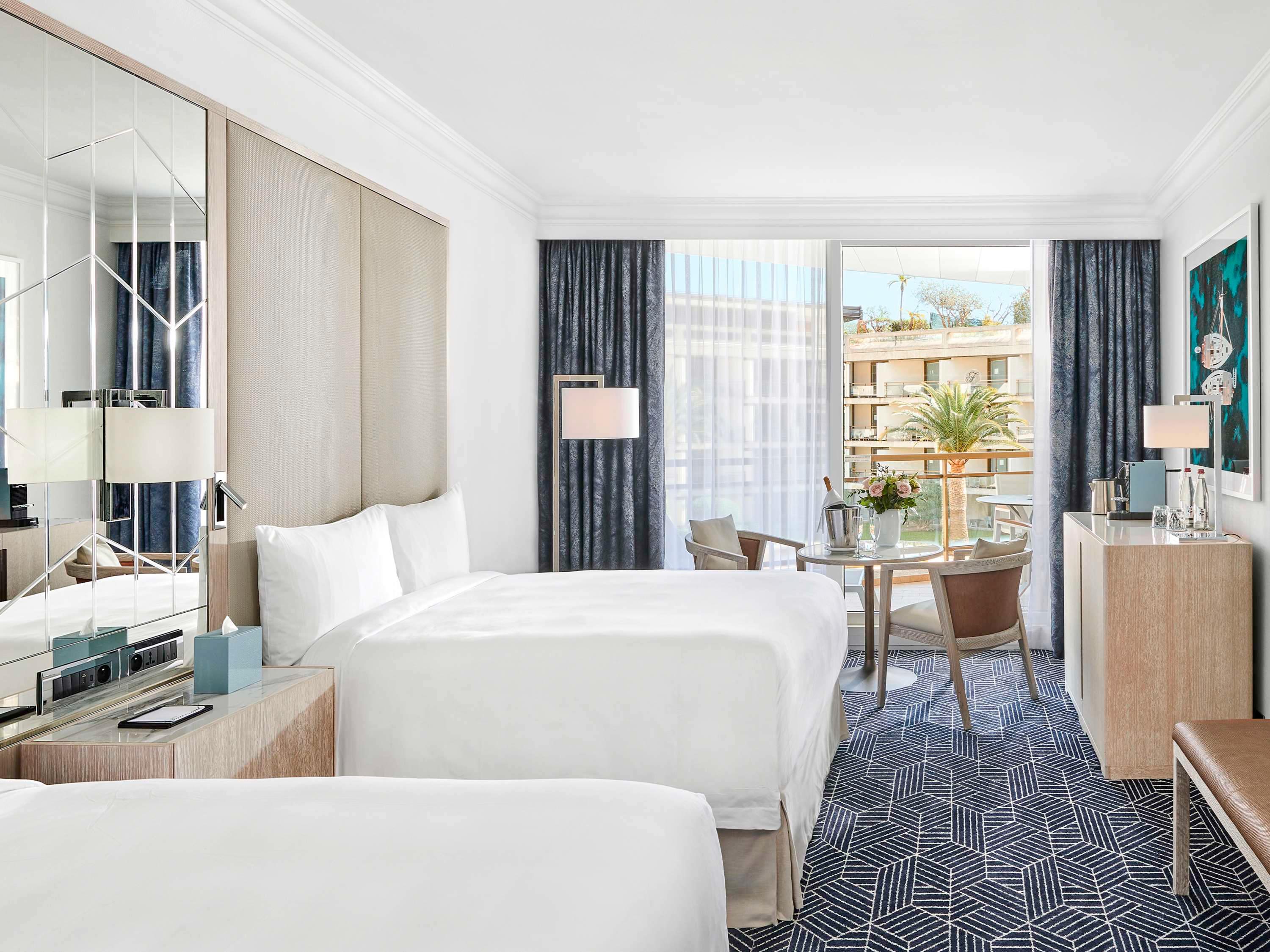 Room, Twin Beds, Garden View