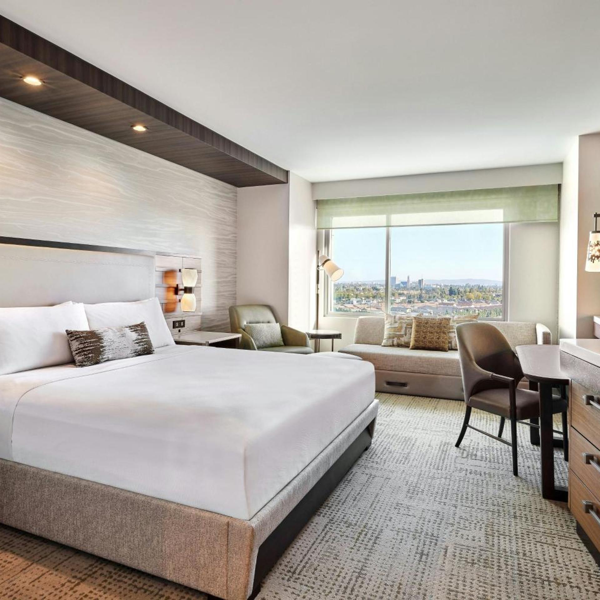 Hospitality, Suite, King Bed, City View, Sofa