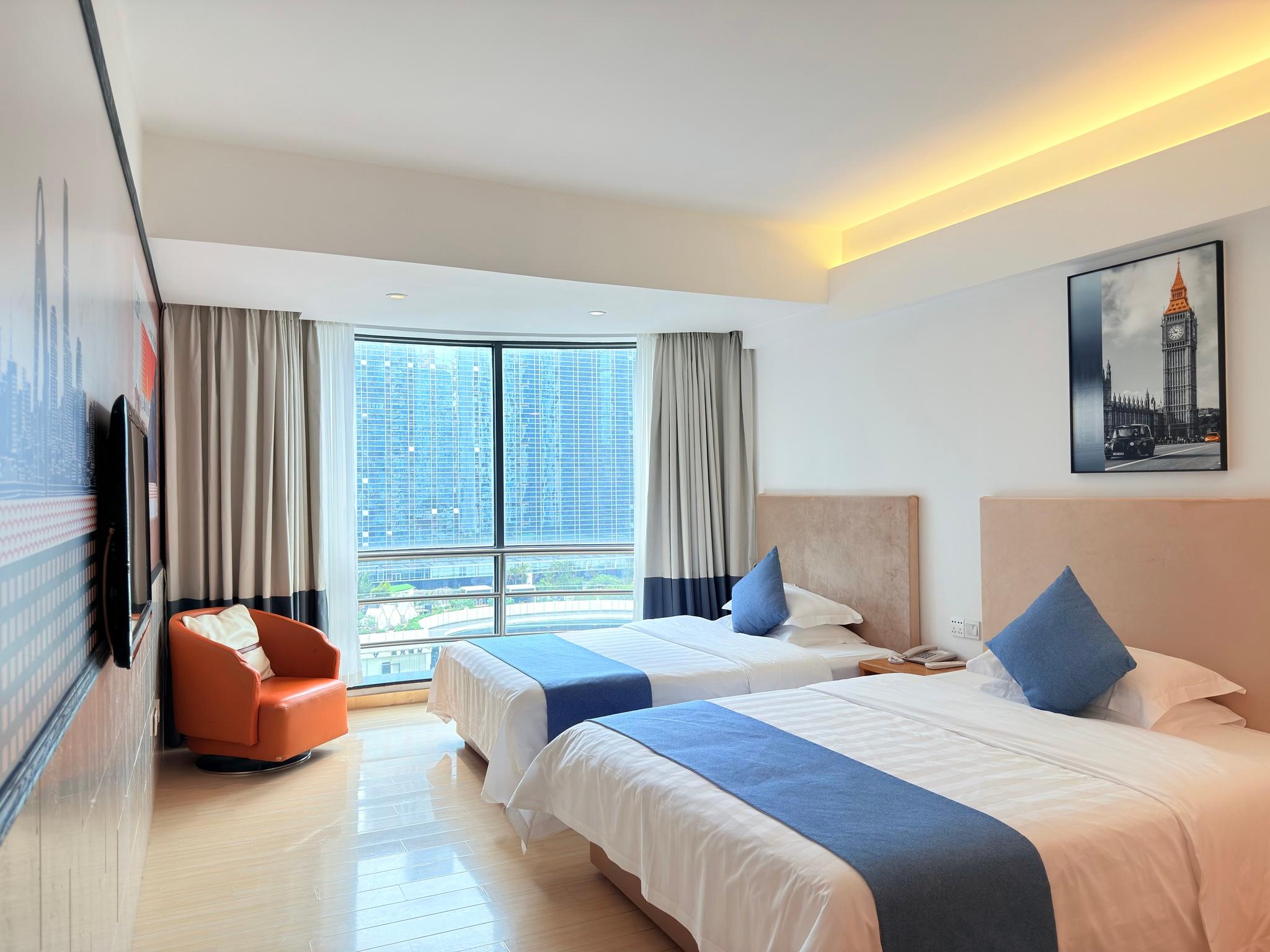 Semi Room, Superior, Twin Beds, 1 Double and 1 Single Bed