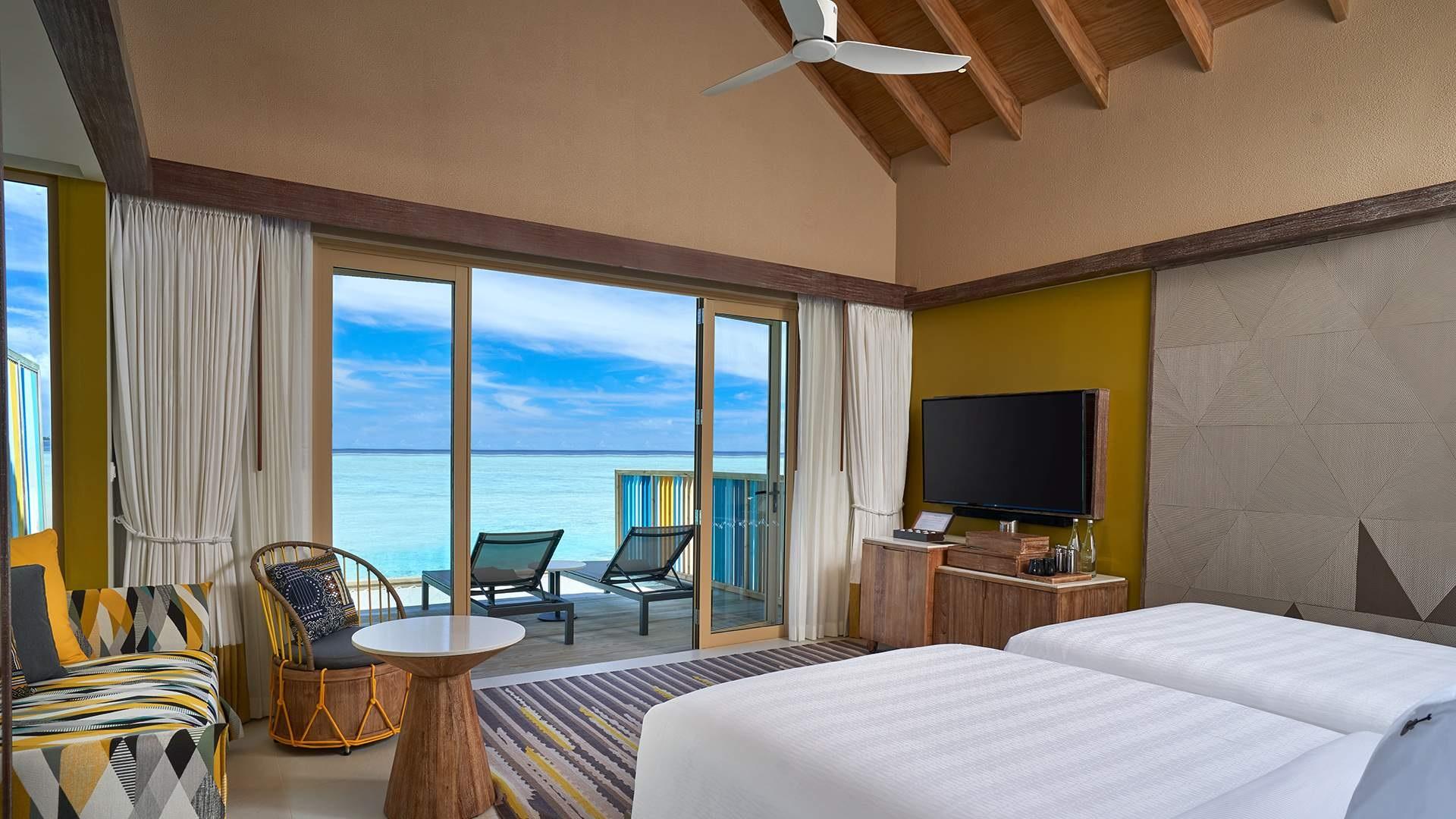 Overwater, Platinum, Villa, Twin Beds