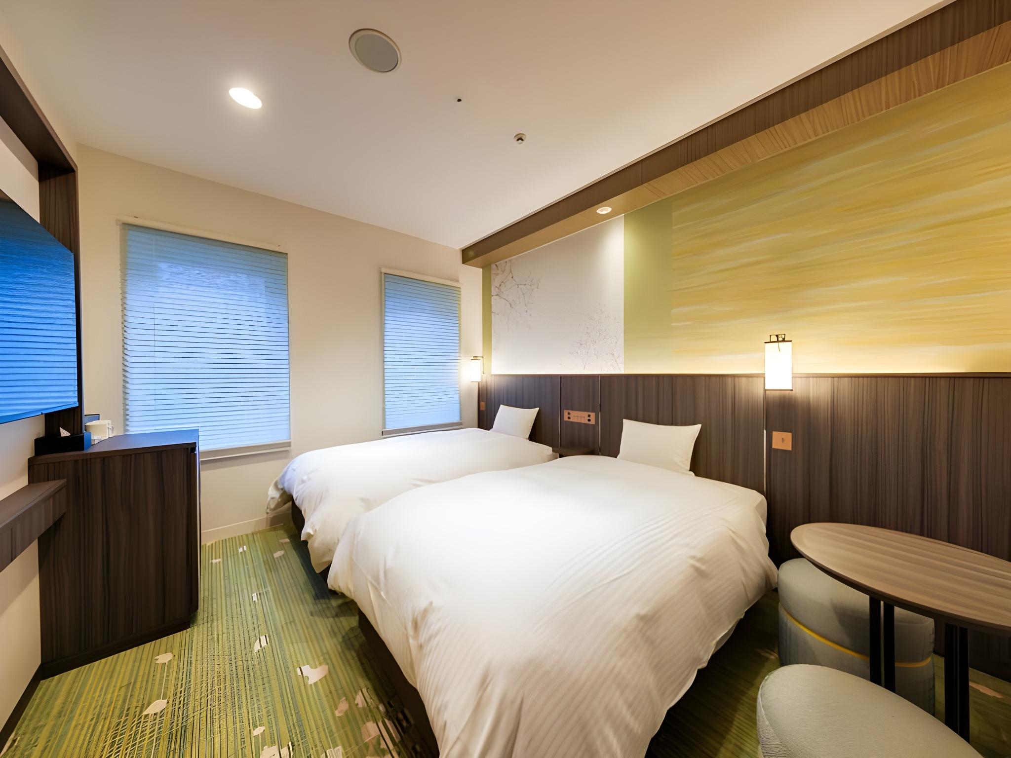 Semi Room, Comfort, 2 Semi Double Beds، Miyako City Kintetsu Kyoto Station 2/2