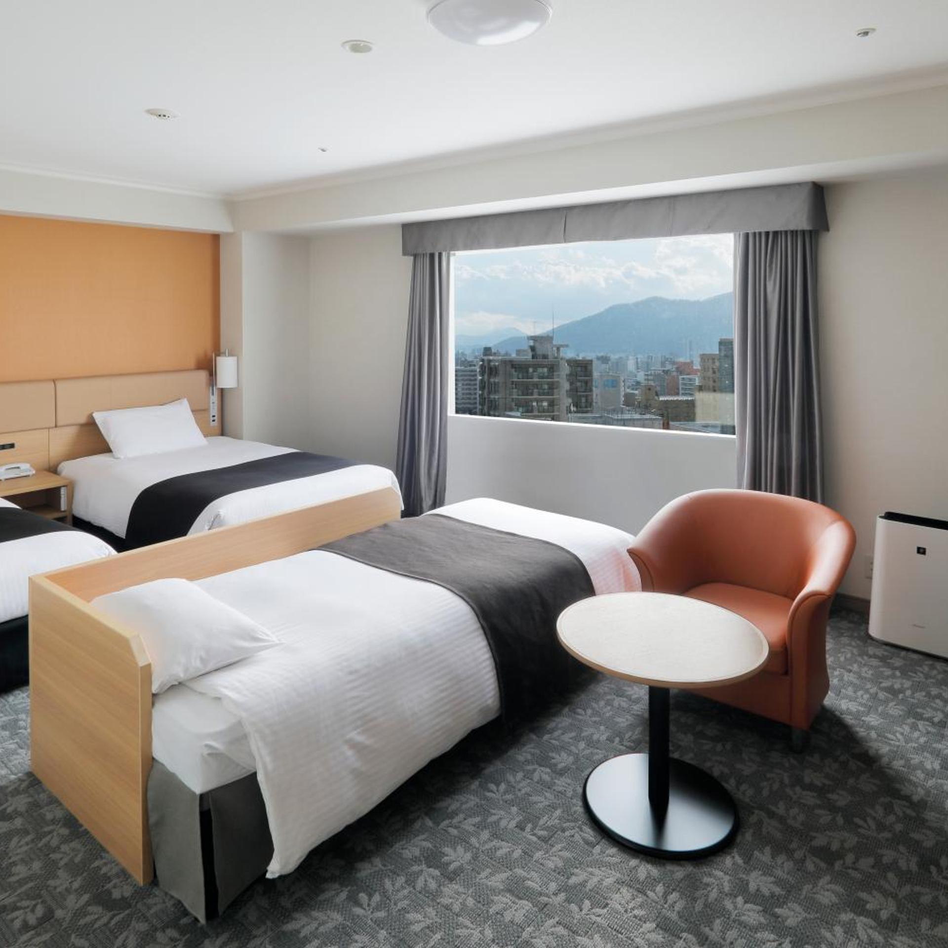 غرفة سوبيريور بسريرين منفصلين مع سرير إضافي للمدخنين، Sapporo Excel Hotel Tokyu 2/4