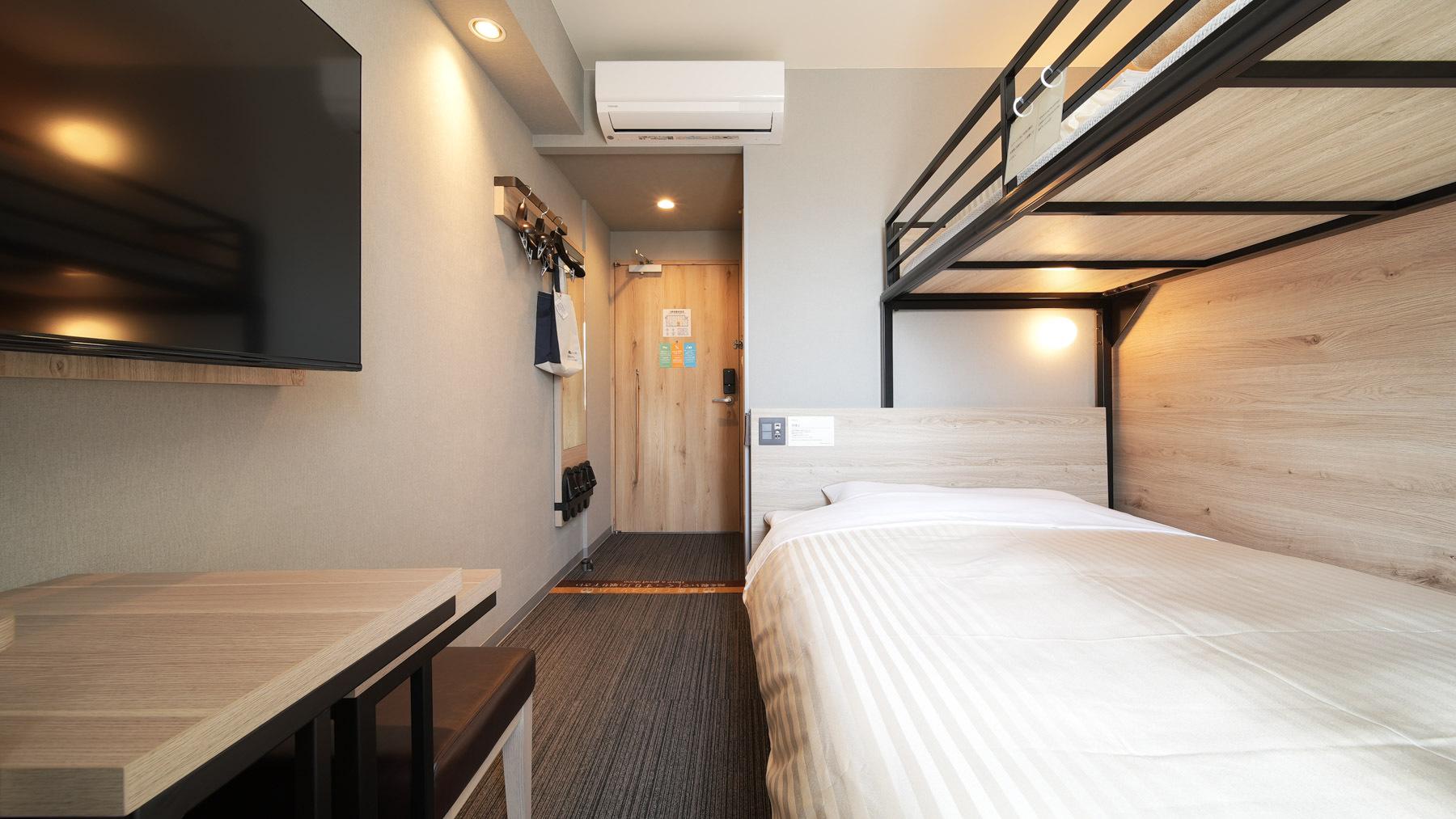 Room, Double or Single Bed, Bunk Bed