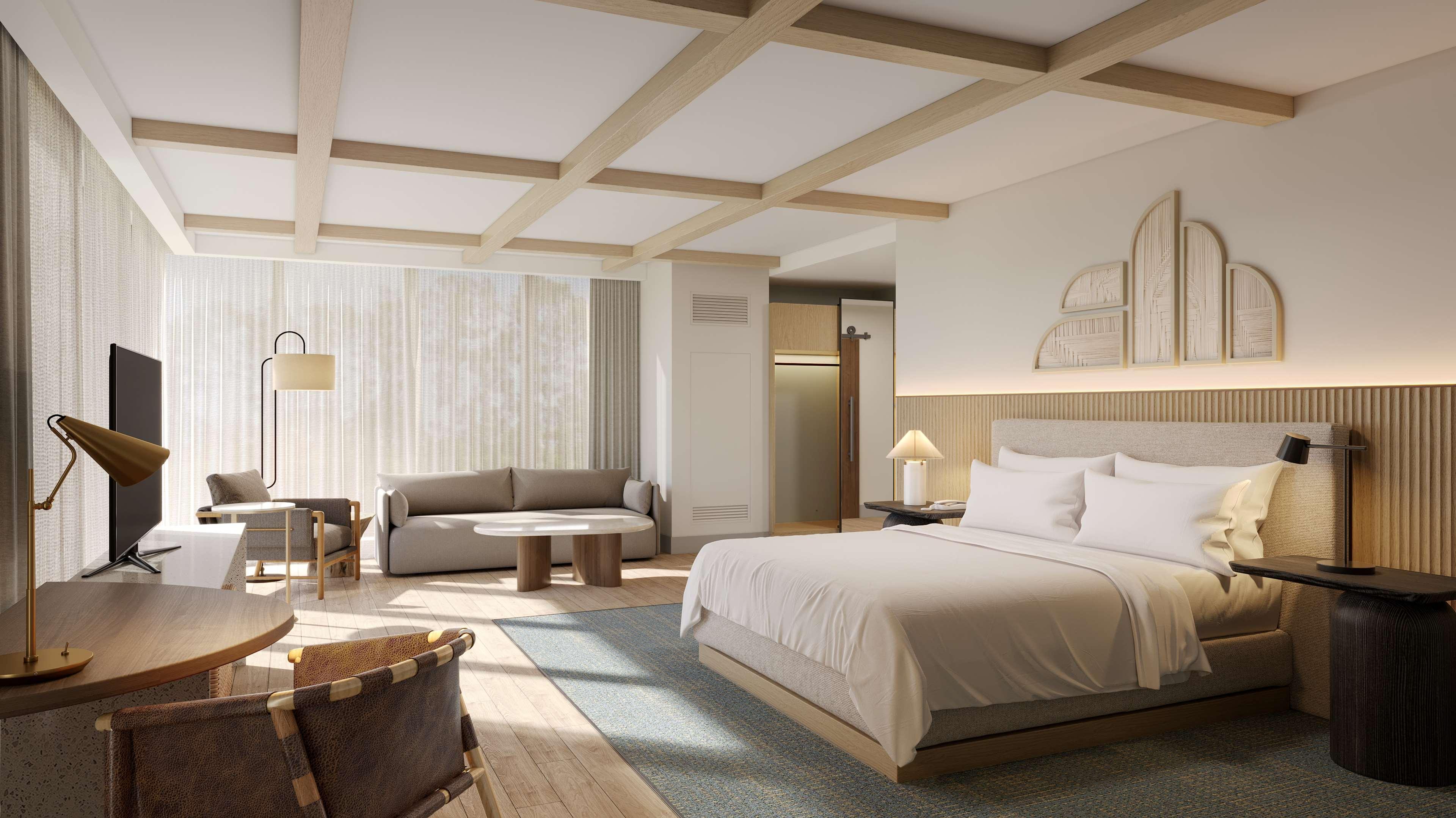 JUNIOR SUITE, KING BED, WATER VIEW, CORNER