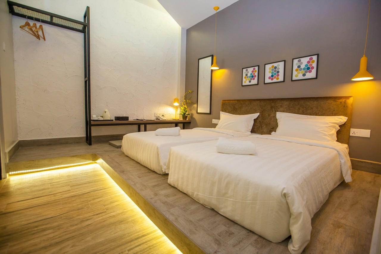 Room, Twin Beds, Tatami
