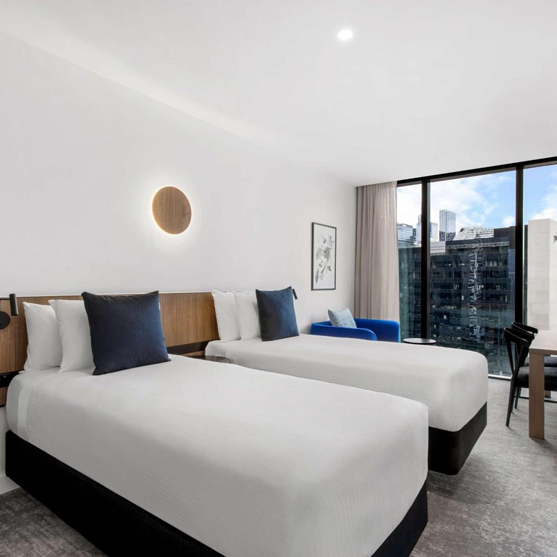 شقة متصلة بسرير كينج بغرفتي نوم، Adina Apartment Hotel Melbourne Southbank 4/8