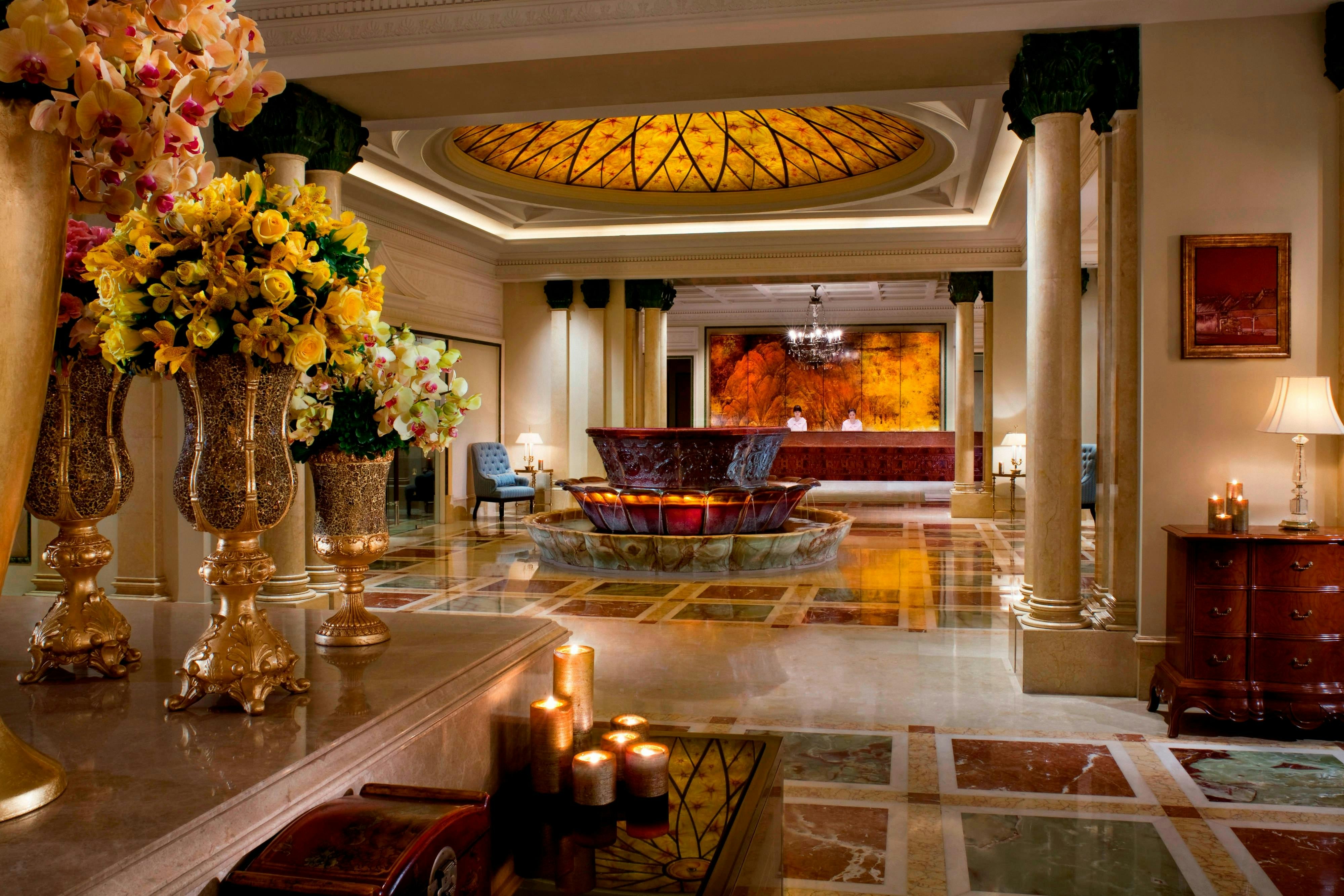 Lobby at THE RITZ-CARLTON GUANGZHOU, GUANGZHOU