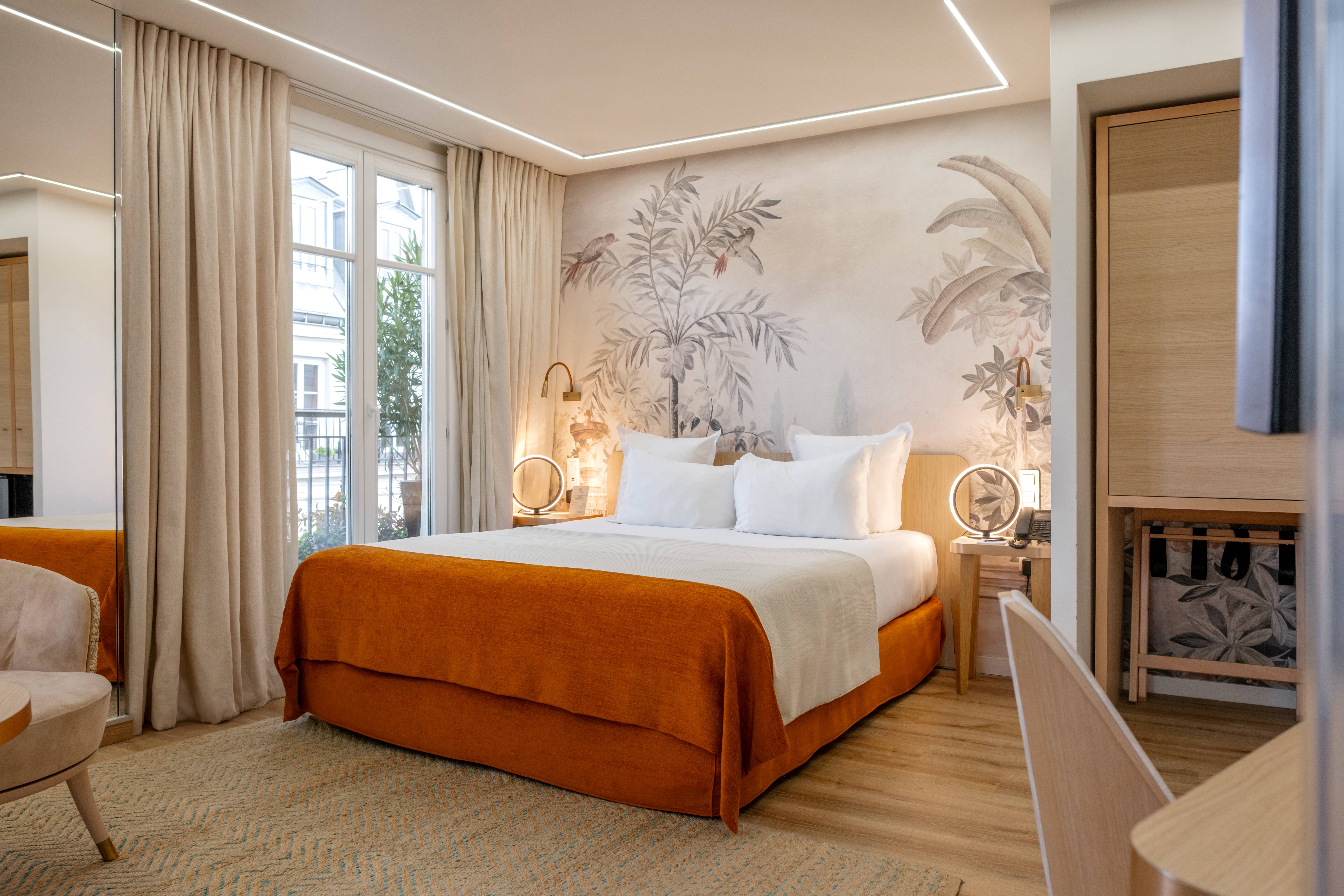غرفة سيغنتشر بشرفة، Grand Hotel Saint Michel 3/4