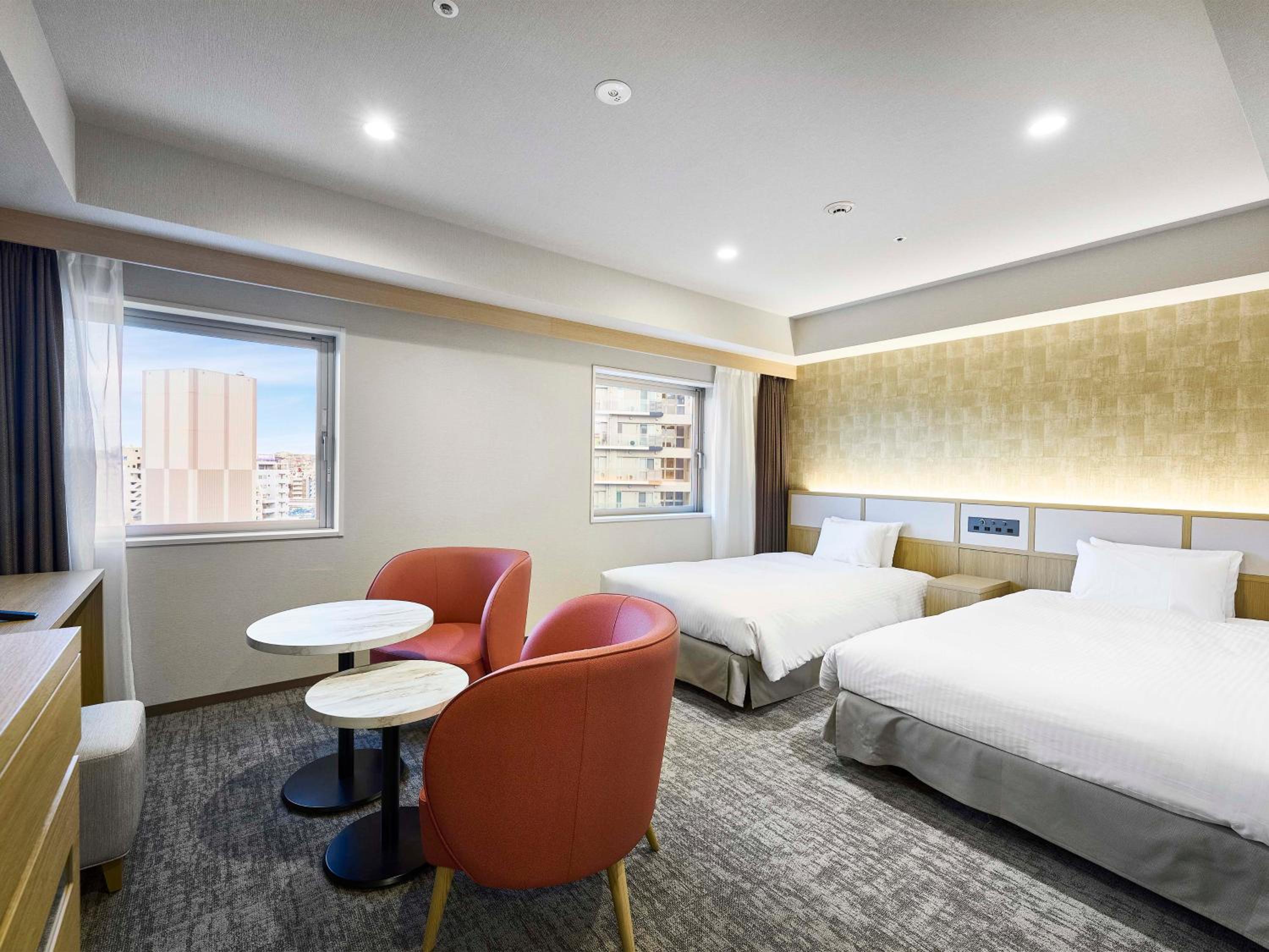 Semi Room, Universal, 2 Semi Double Beds