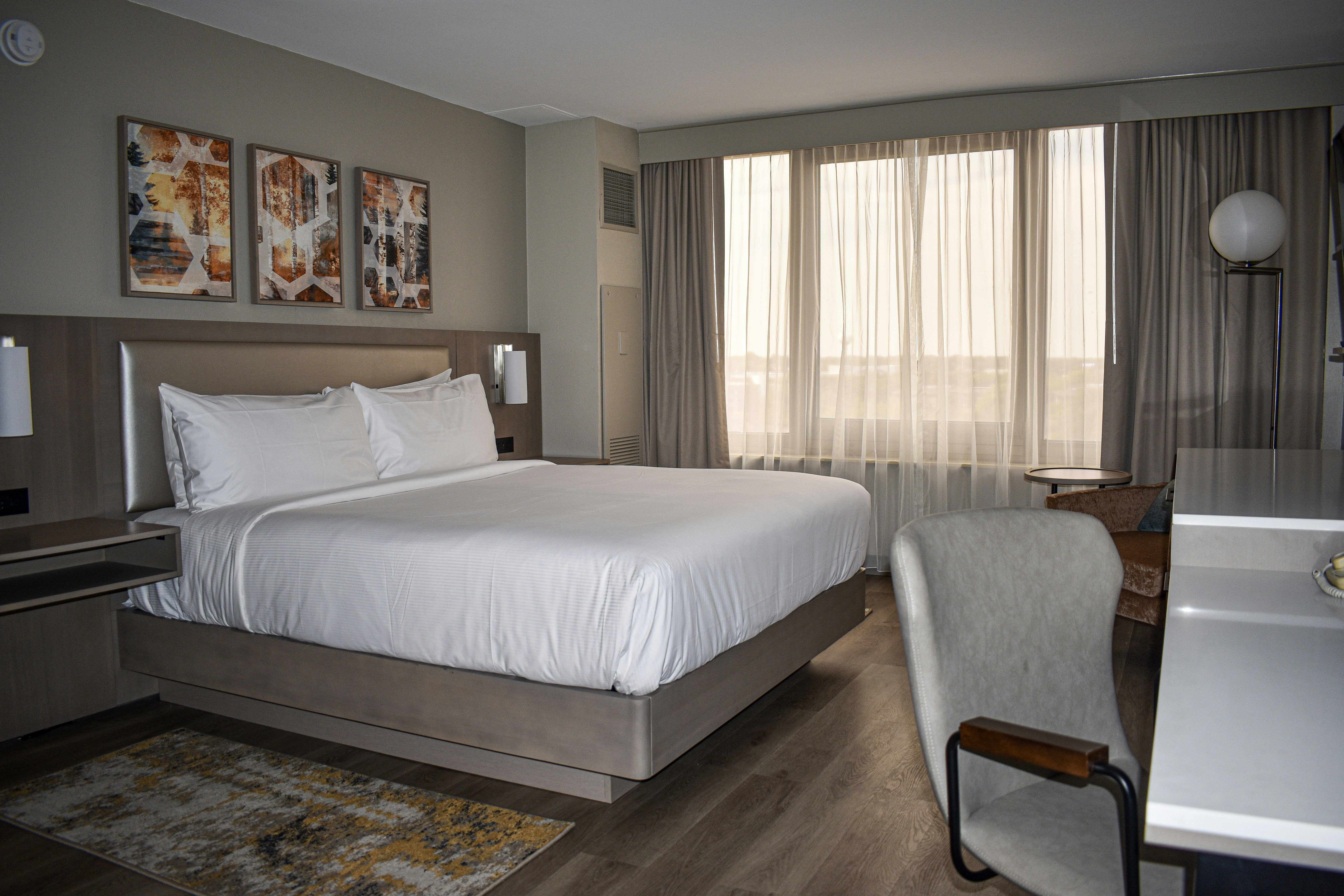 غرفة بسرير كينج، Doubletree By Hilton Chicago Oak Brook 3/4