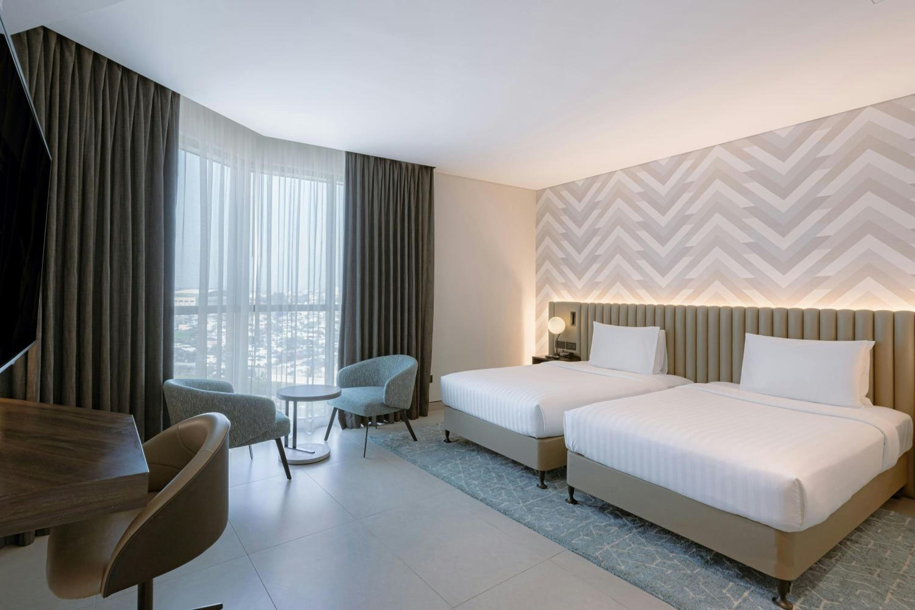 Spa, Superior, Twin Beds, City View