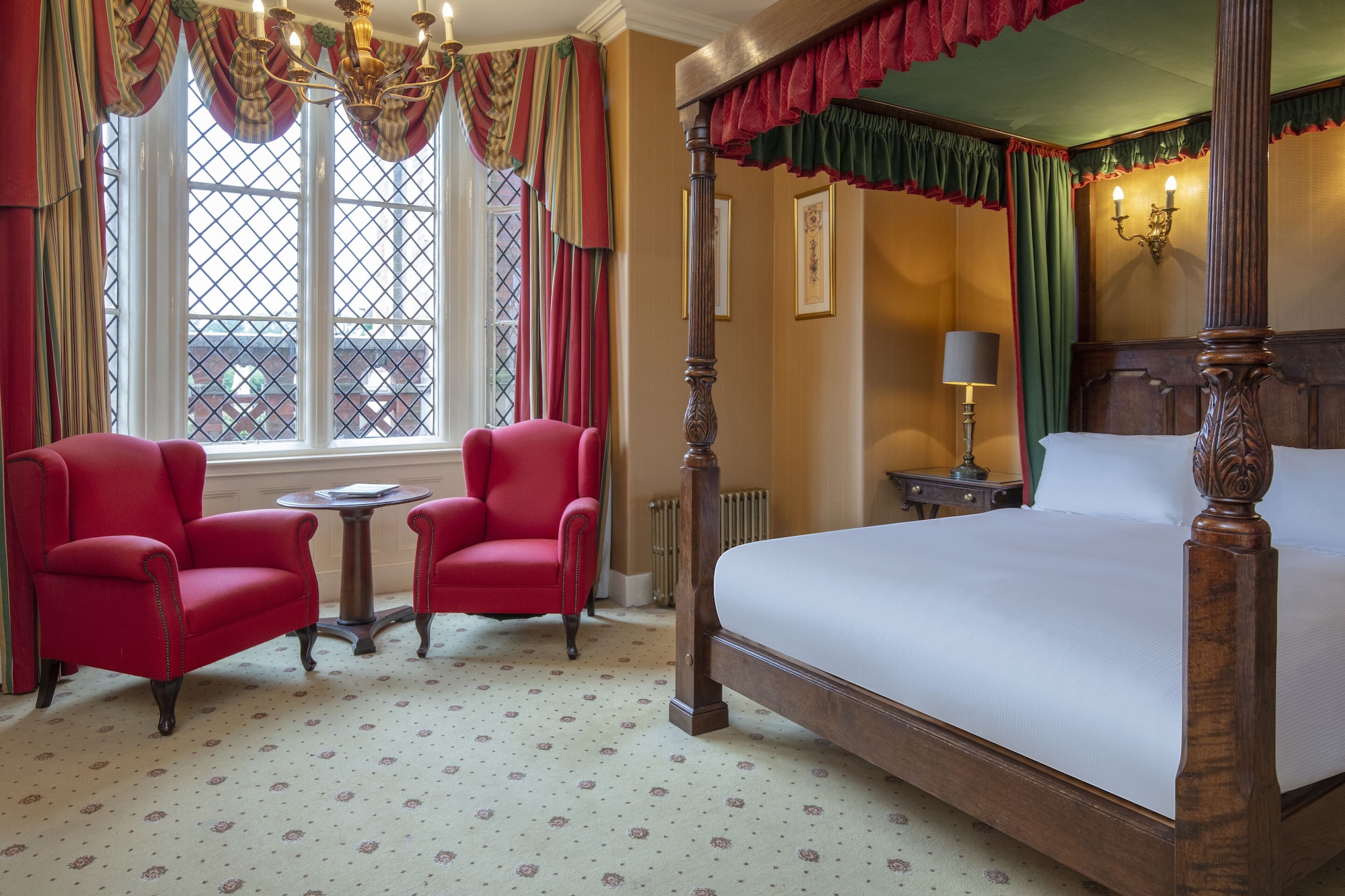 Old, Four Poster, Double Bed