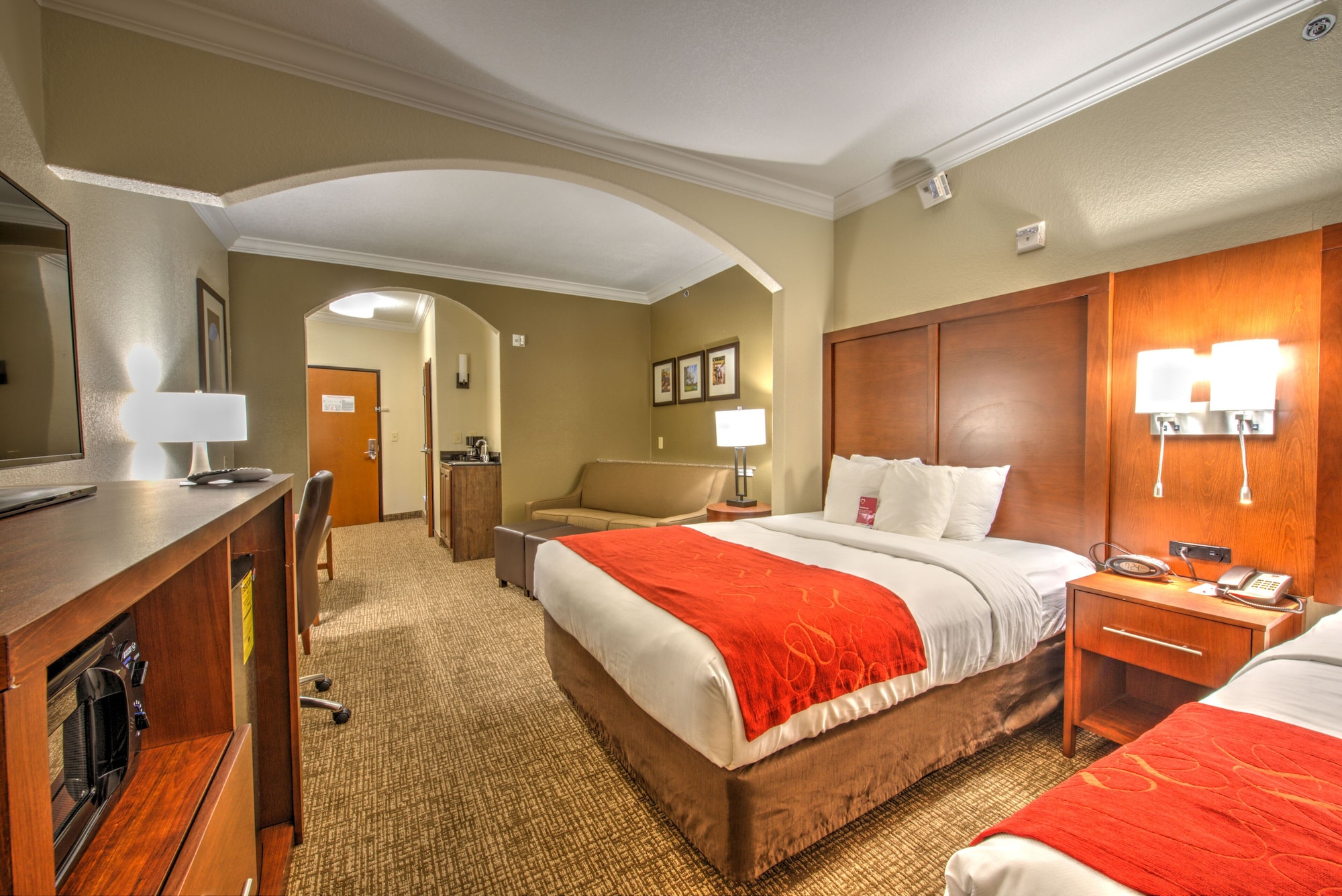 جناح مع أريكة، Comfort Suites Tomball Medical Center, TX 2/8