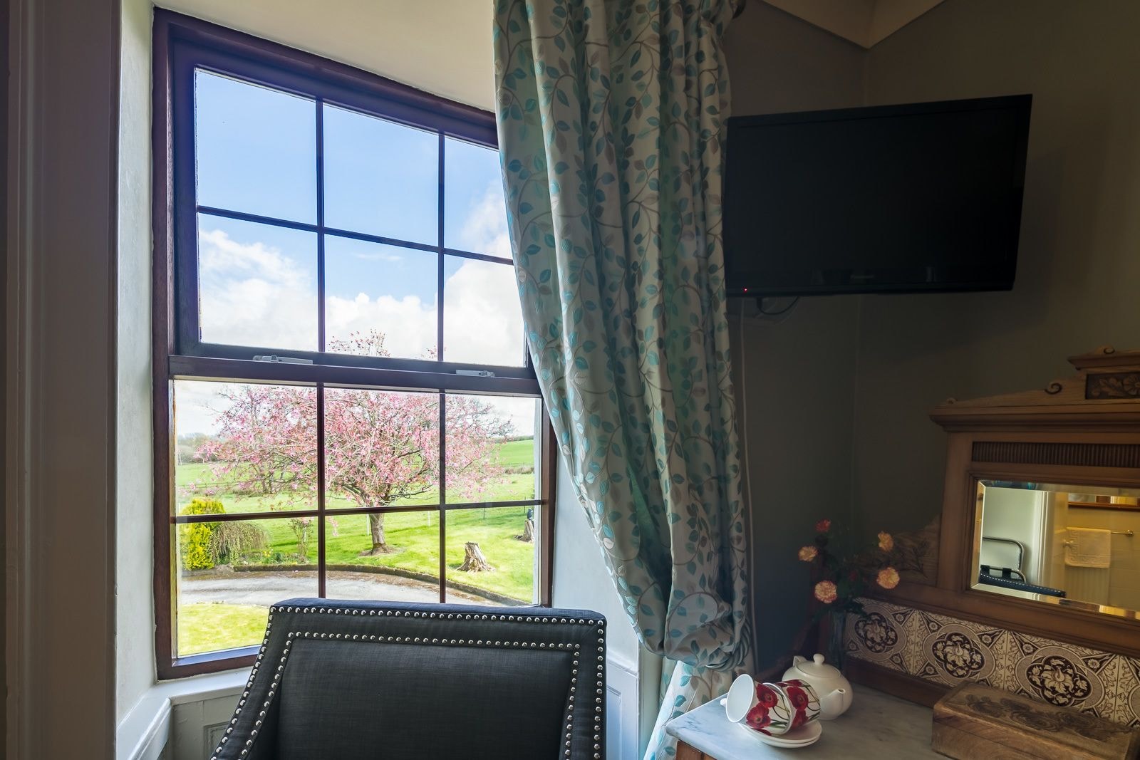 غرفة قياسية بسرير كينج بإطلالة على الحديقة، East Hook Farm Country House 5/8