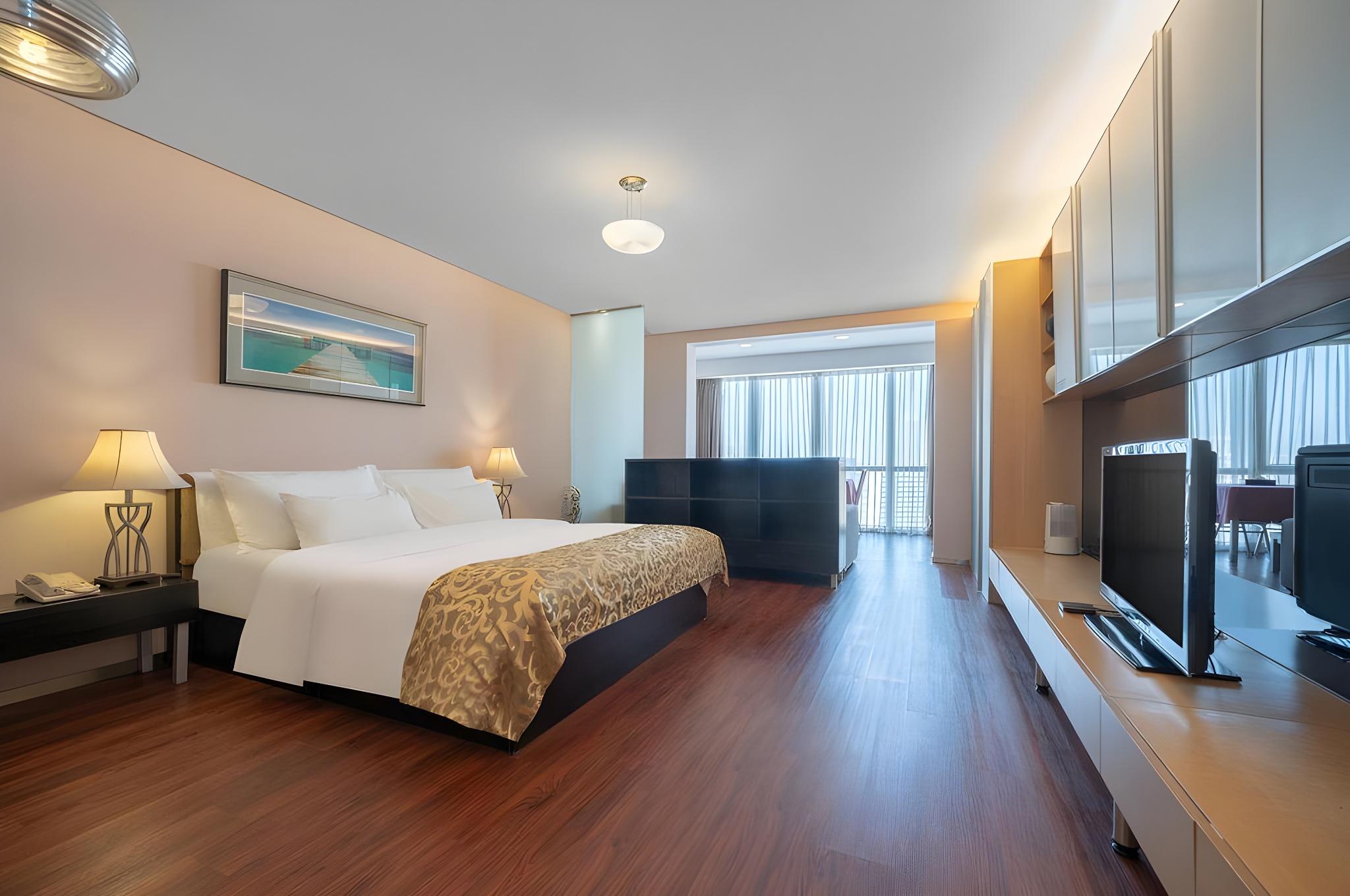 Blue, Double Bed
