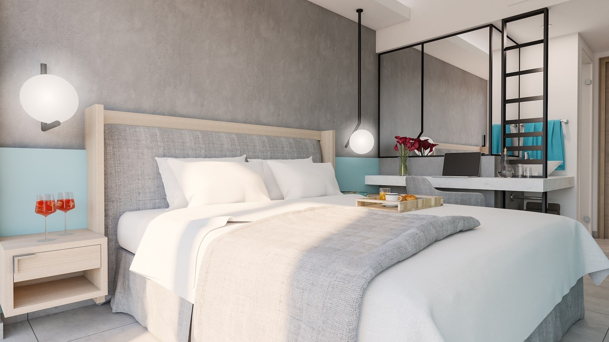 ROOM, TWIN BEDS, CITY VIEW