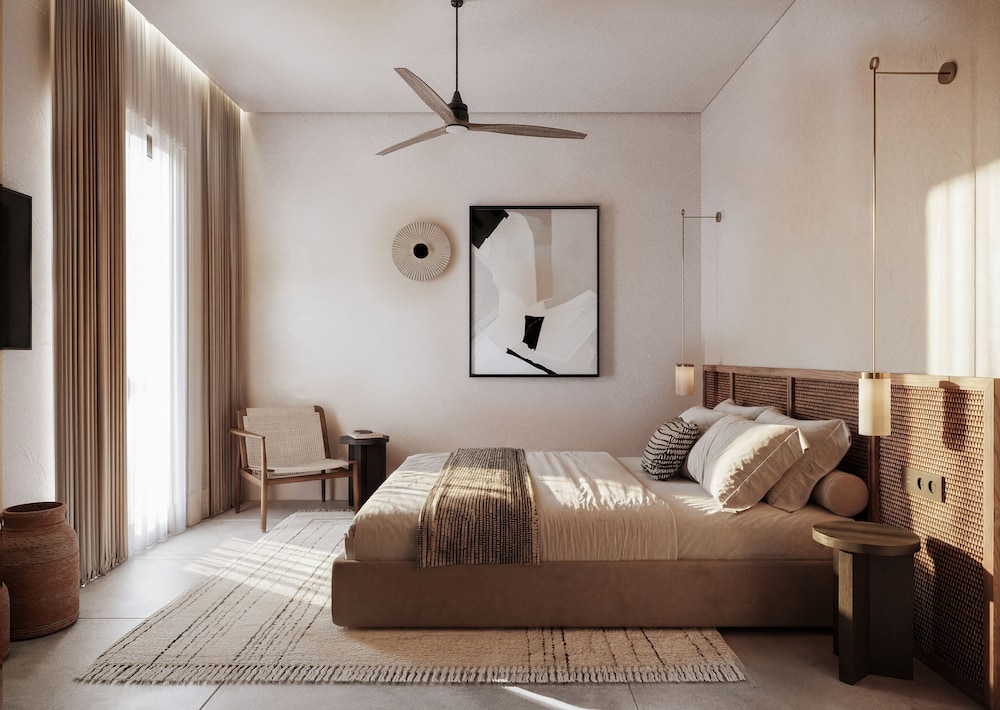 جناح استوديو سوبيريور بسرير كوين بإطلالة على البحر مع أريكة، Breaq Santorini Hotel (Ex Margarita Hotel Santorini) 7/9