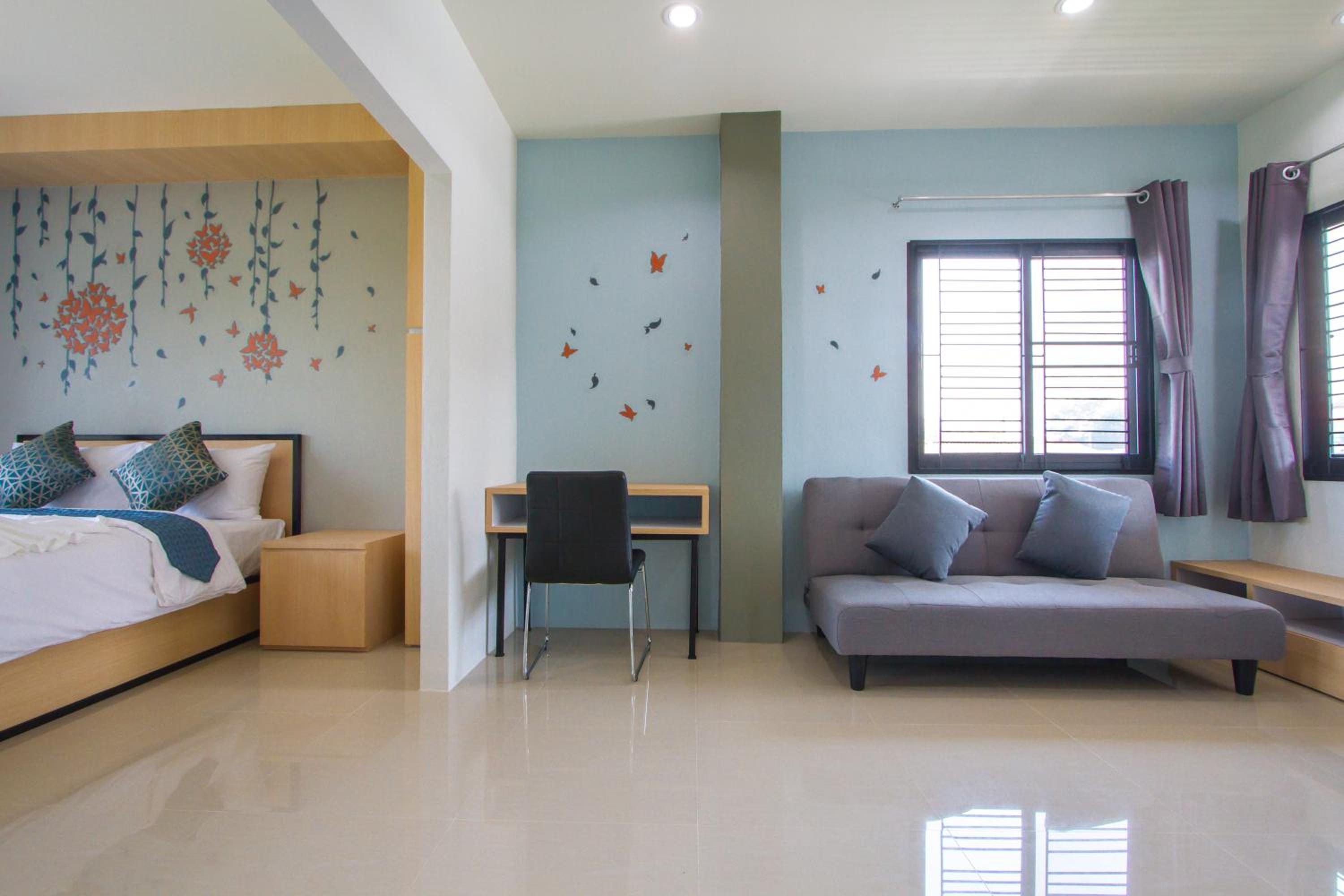 استوديو ديلوكس بسرير مزدوج، Sirimunta Hotel Chiang Rai Suite & Residence 4/10