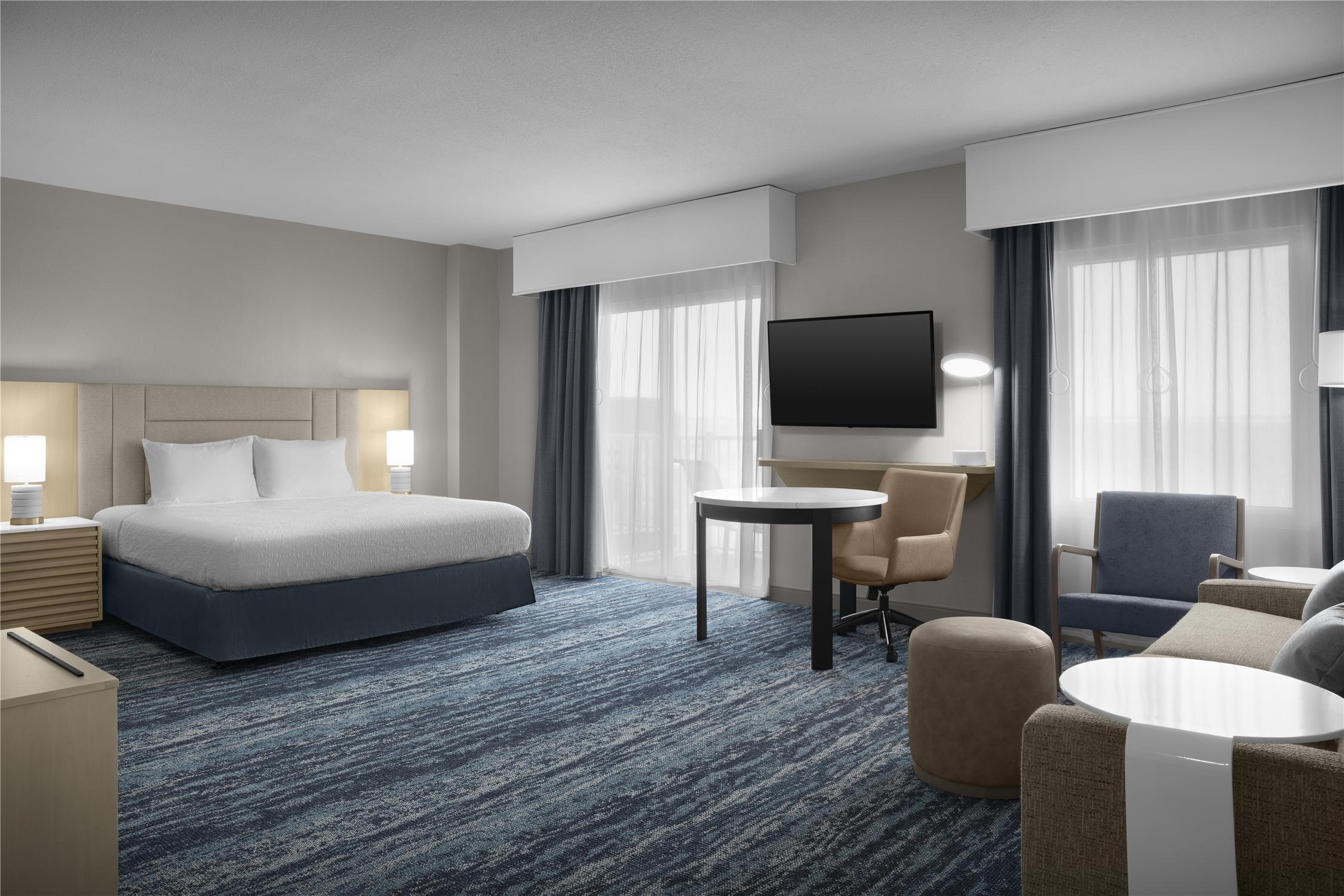 استوديو بسريرين كوين بحوض استحمام لذوي الإعاقة، Hampton Inn And Suites Ocean City Bayfront Convention Center 3/6