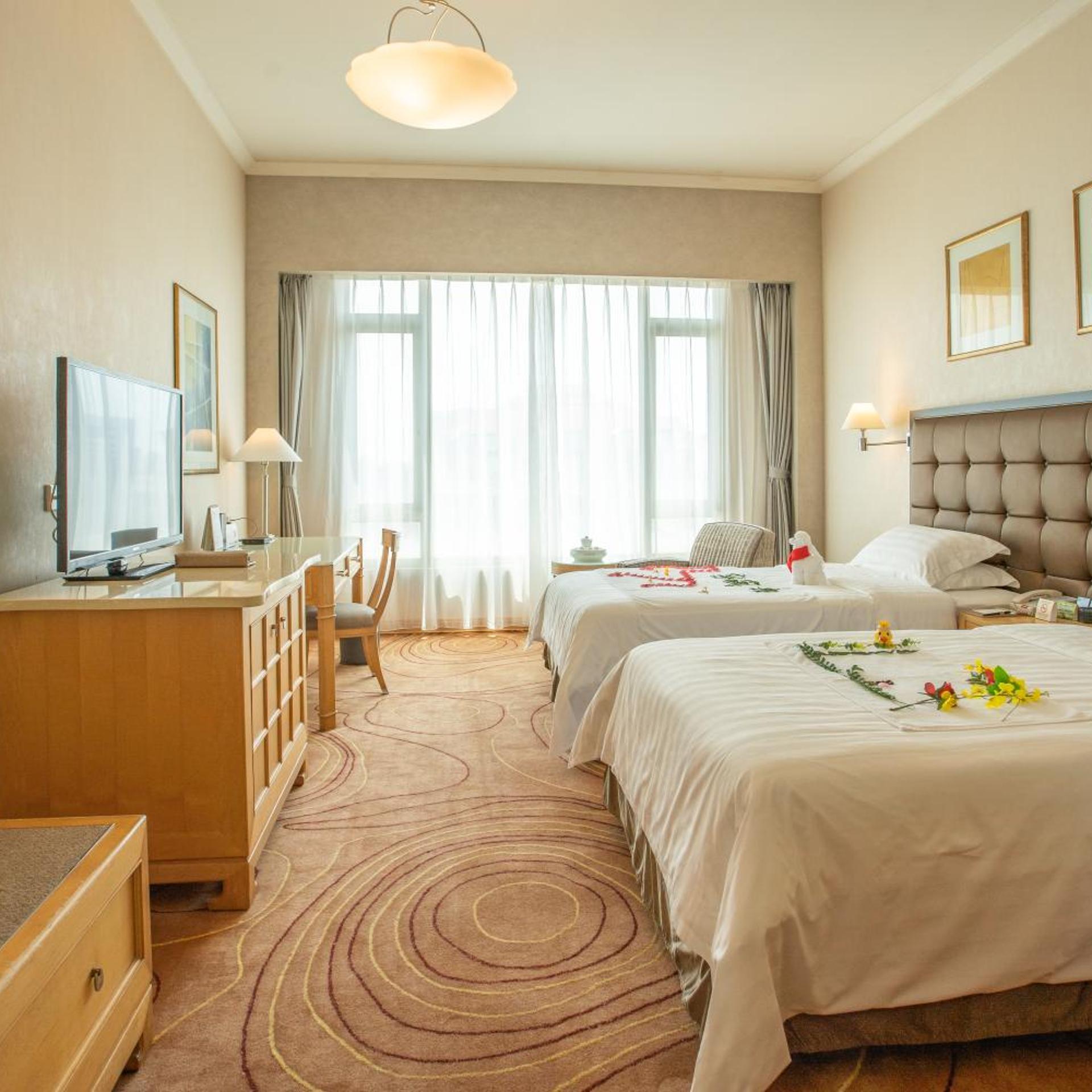 غرفة بريميير بسريرين منفصلين، Shantou Junhua Haiyi Hotel 6/9