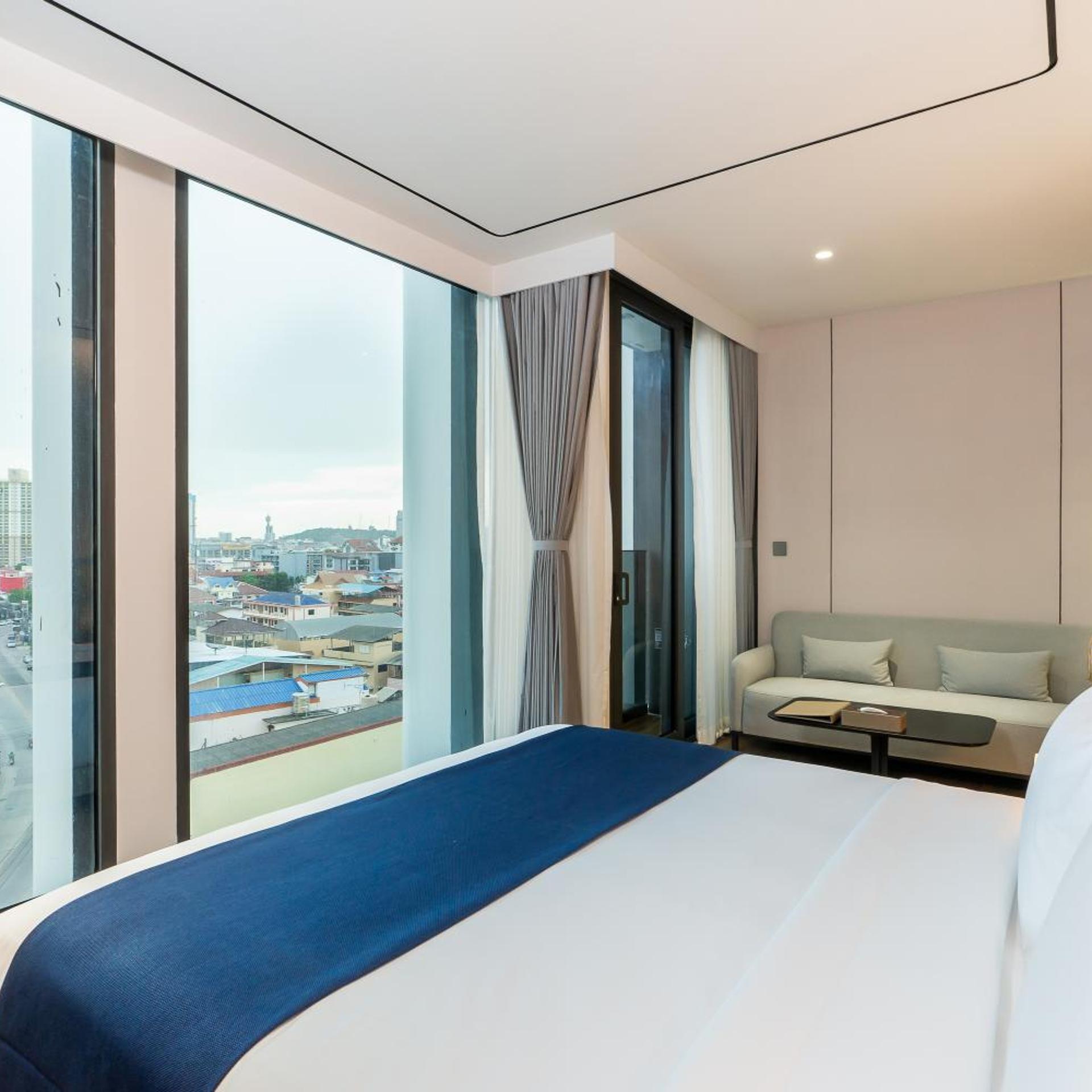 غرفة بريميير بسرير مزدوج، Arbour Hotel and Residence Pattaya (SHA Plus+) 4/10