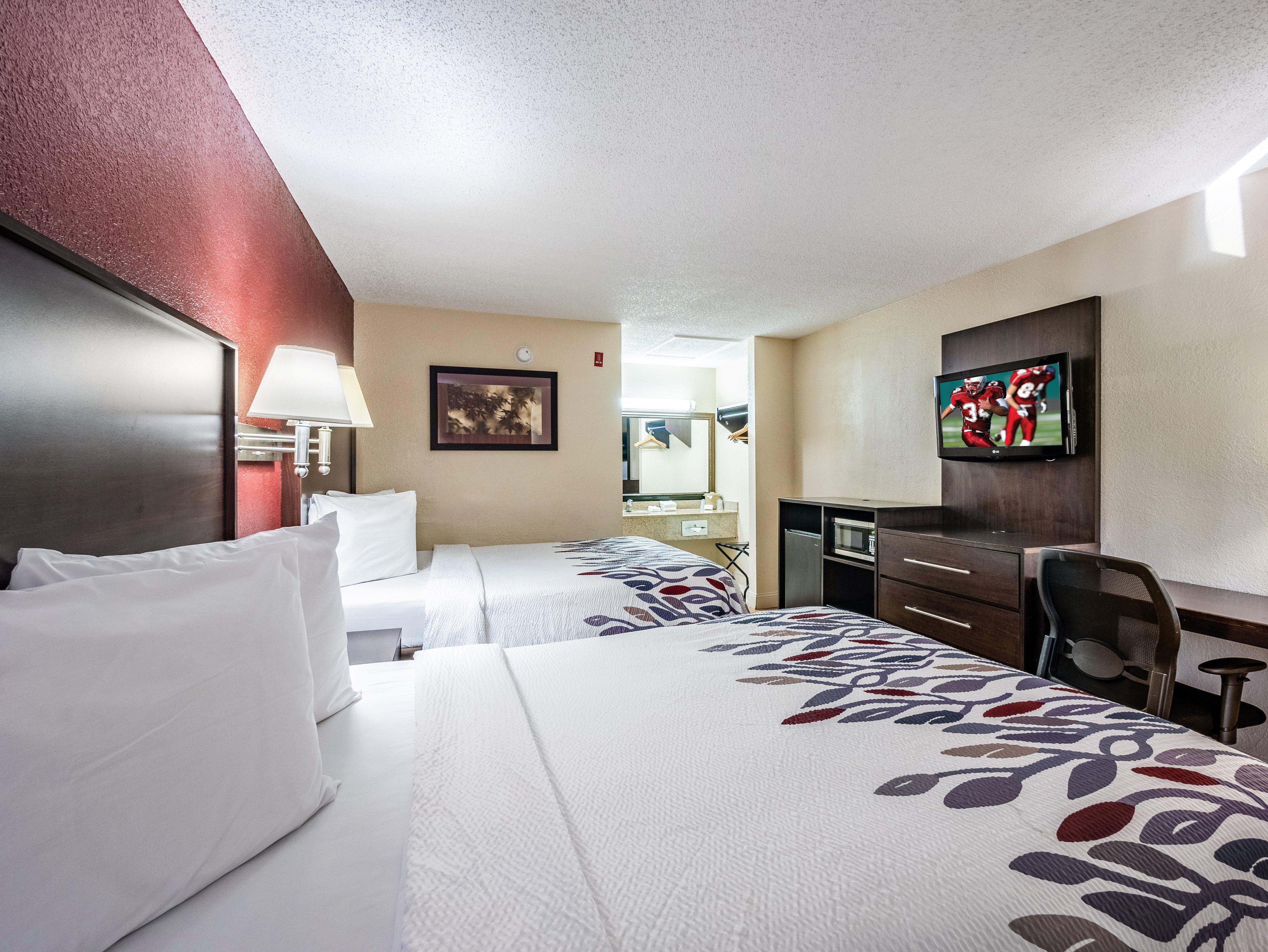 غرفة ديلوكس بسرير مزدوج، Red Roof Inn Orlando South-Florida Mall 4/4