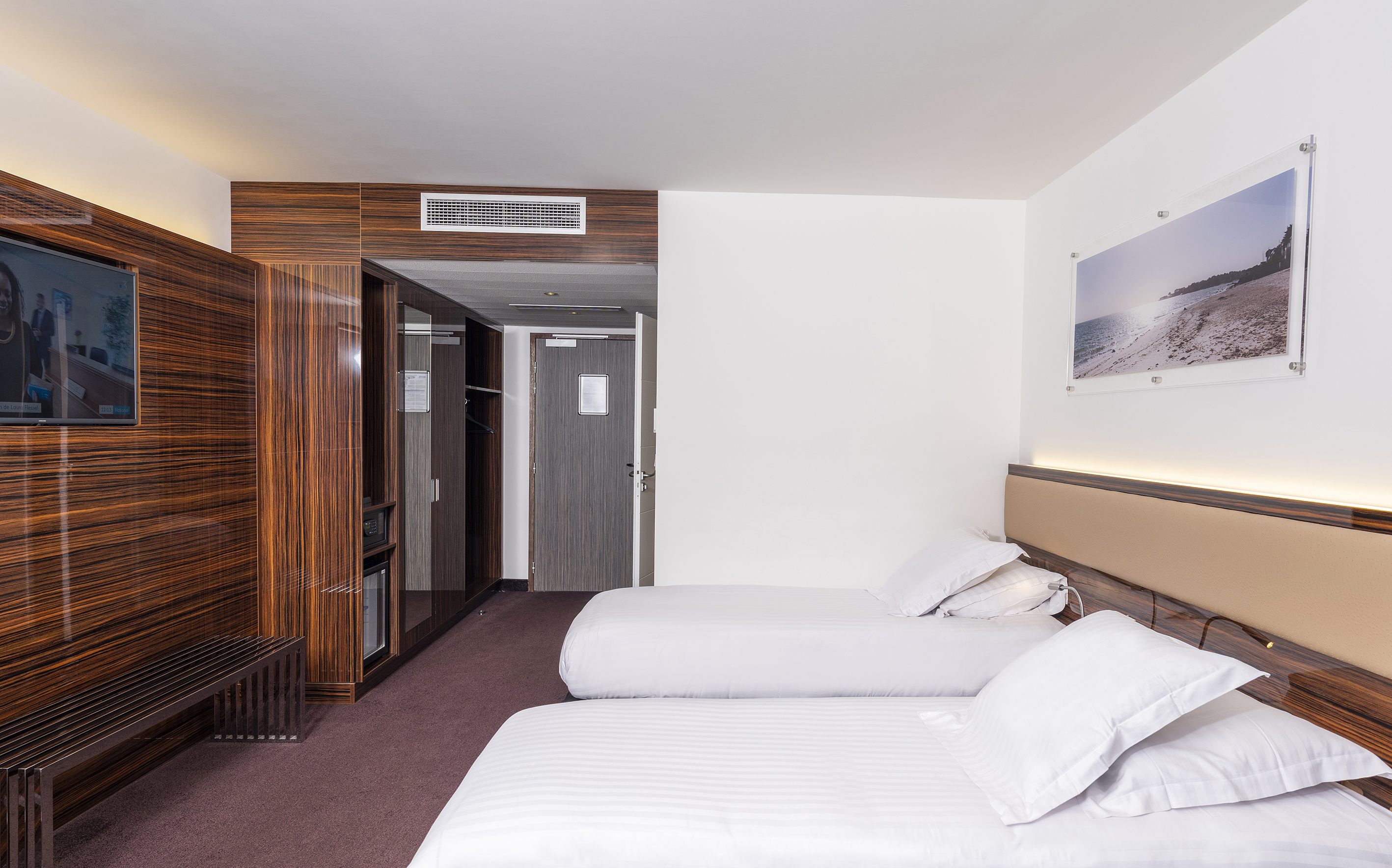 First, Twin Beds