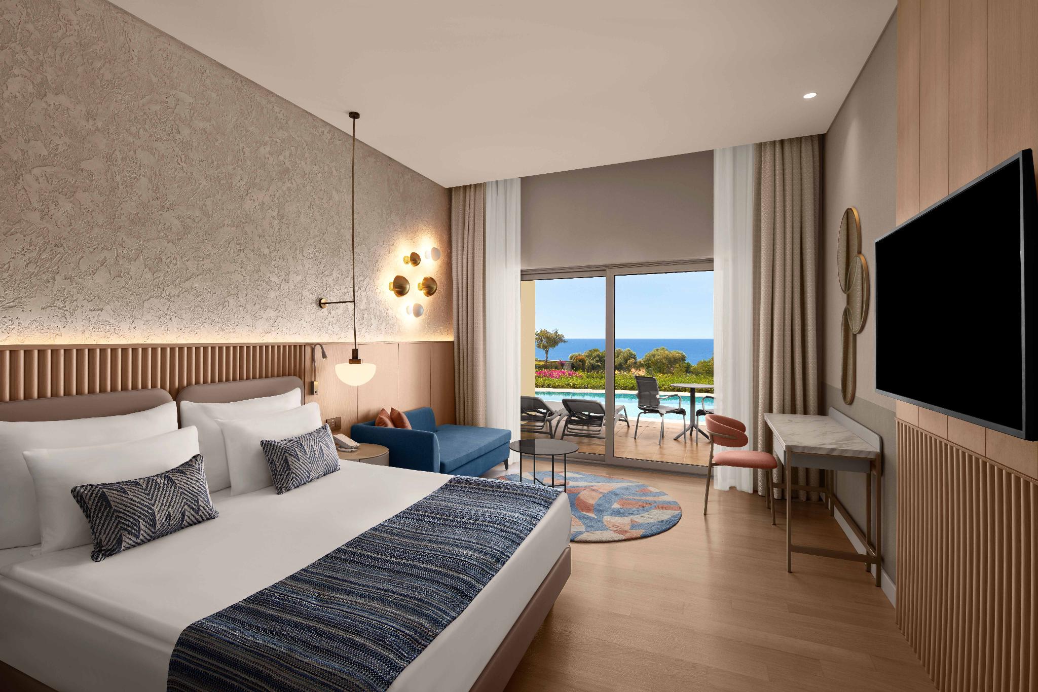 Swim Up, Deluxe, Double Bed, Sea View