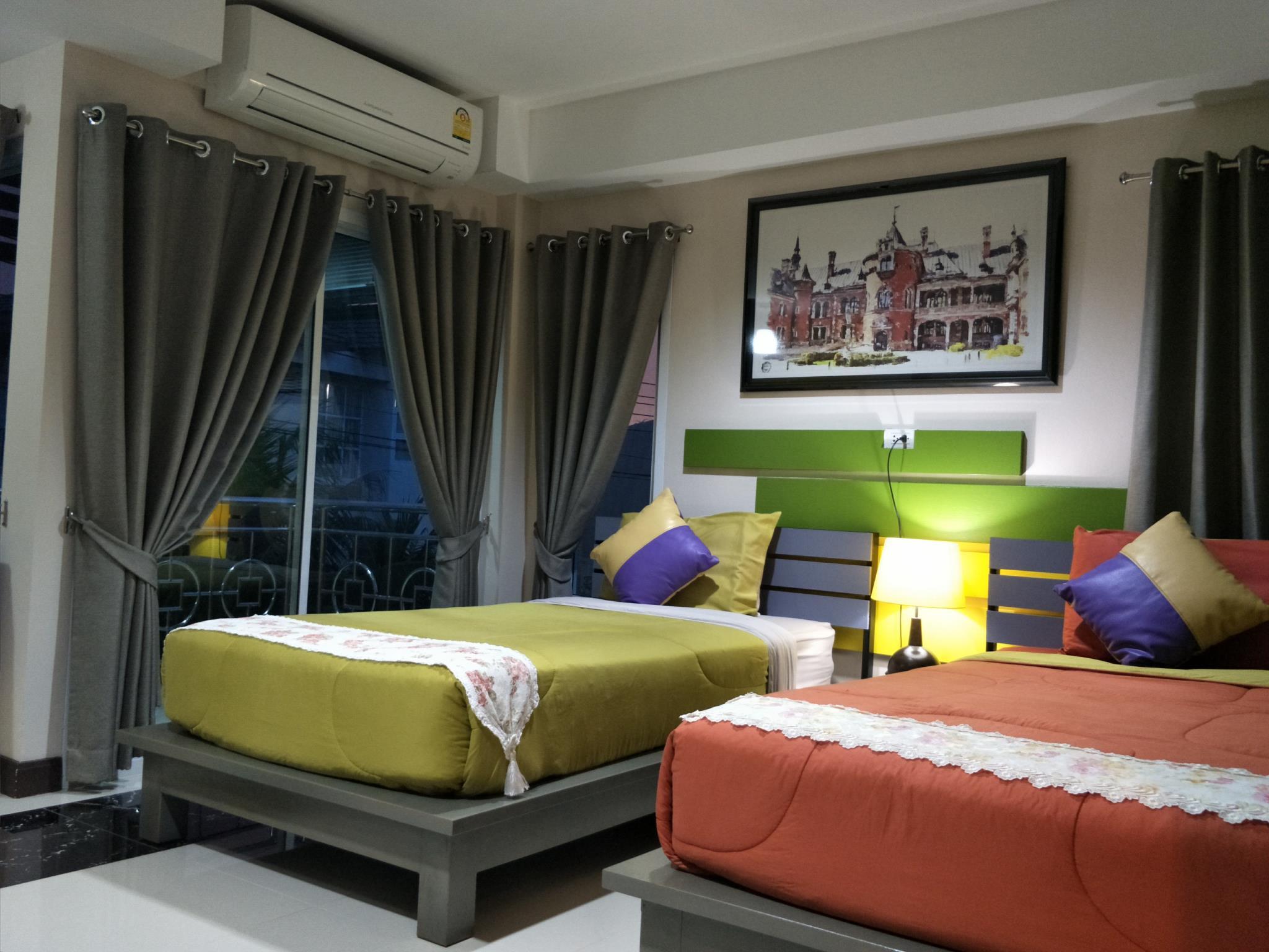 Semi Room, Standard, Twin Beds, 2 Semi Double Beds, Sofa