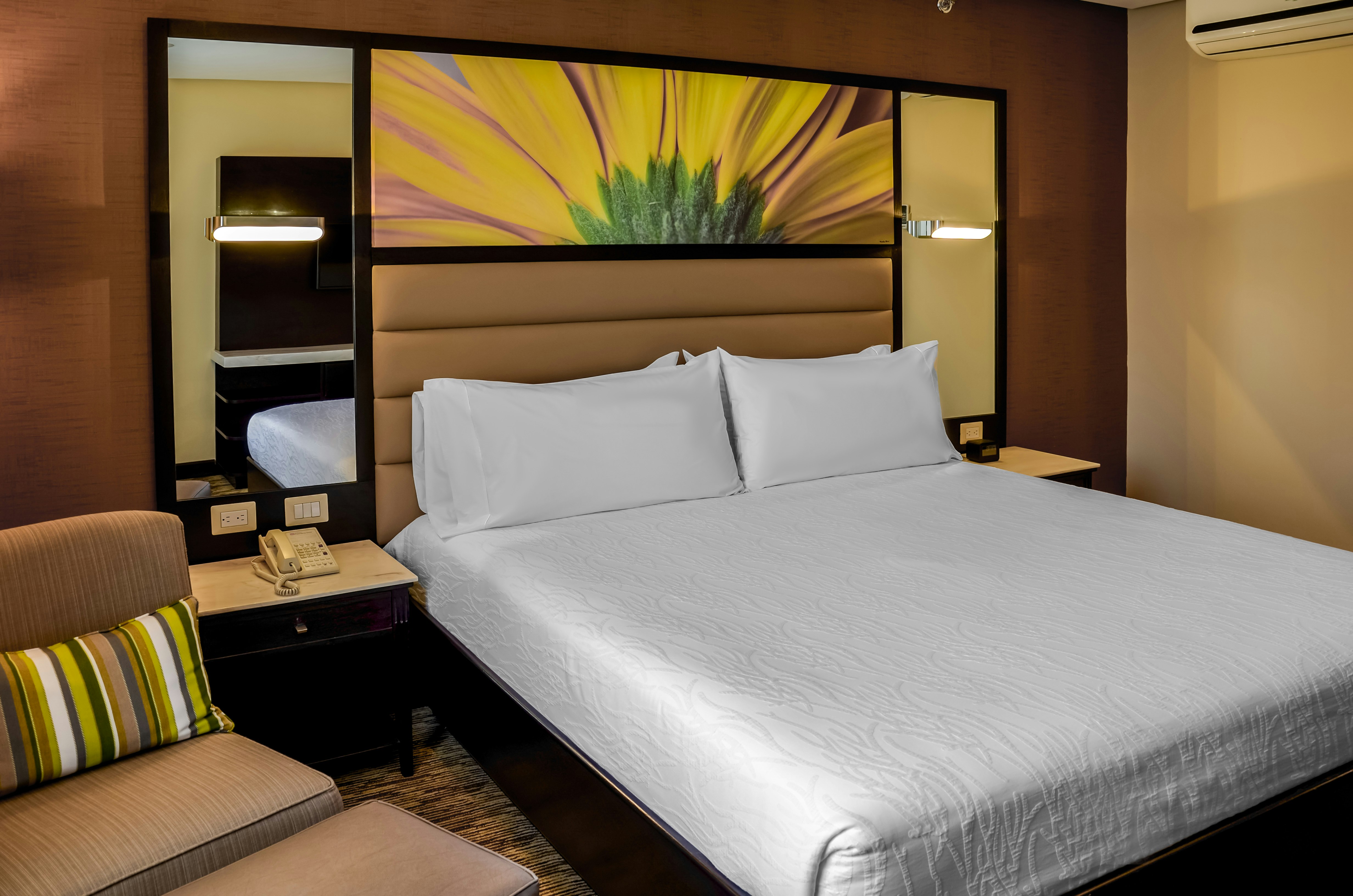 غرفة بسرير كينج بإطلالة على المدينة، Hilton Garden Inn Guatemala City 3/4