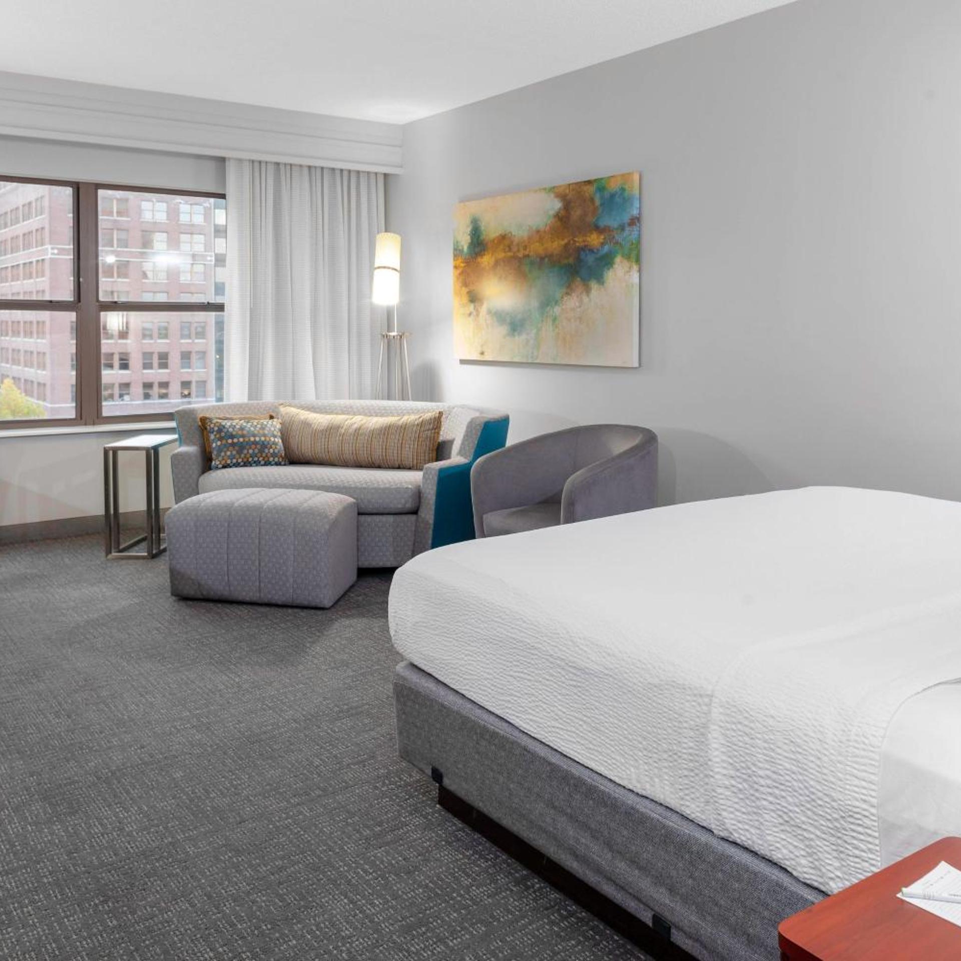 Room, King Bed, Sofa, Bathtub, Accessible