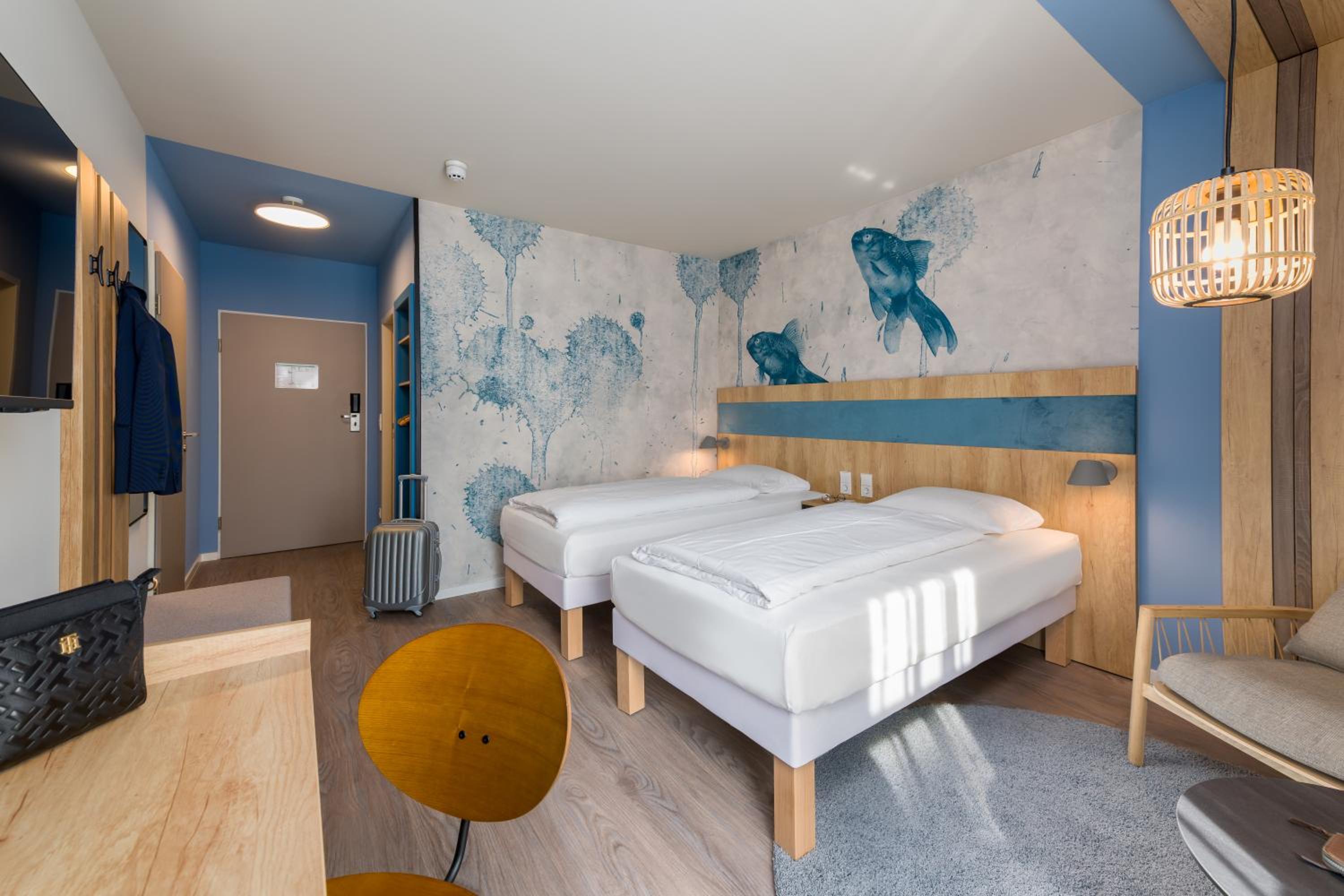 غرفة سوبيريور بسريرين منفصلين بإطلالة على النهر، ibis Styles Regensburg 6/10