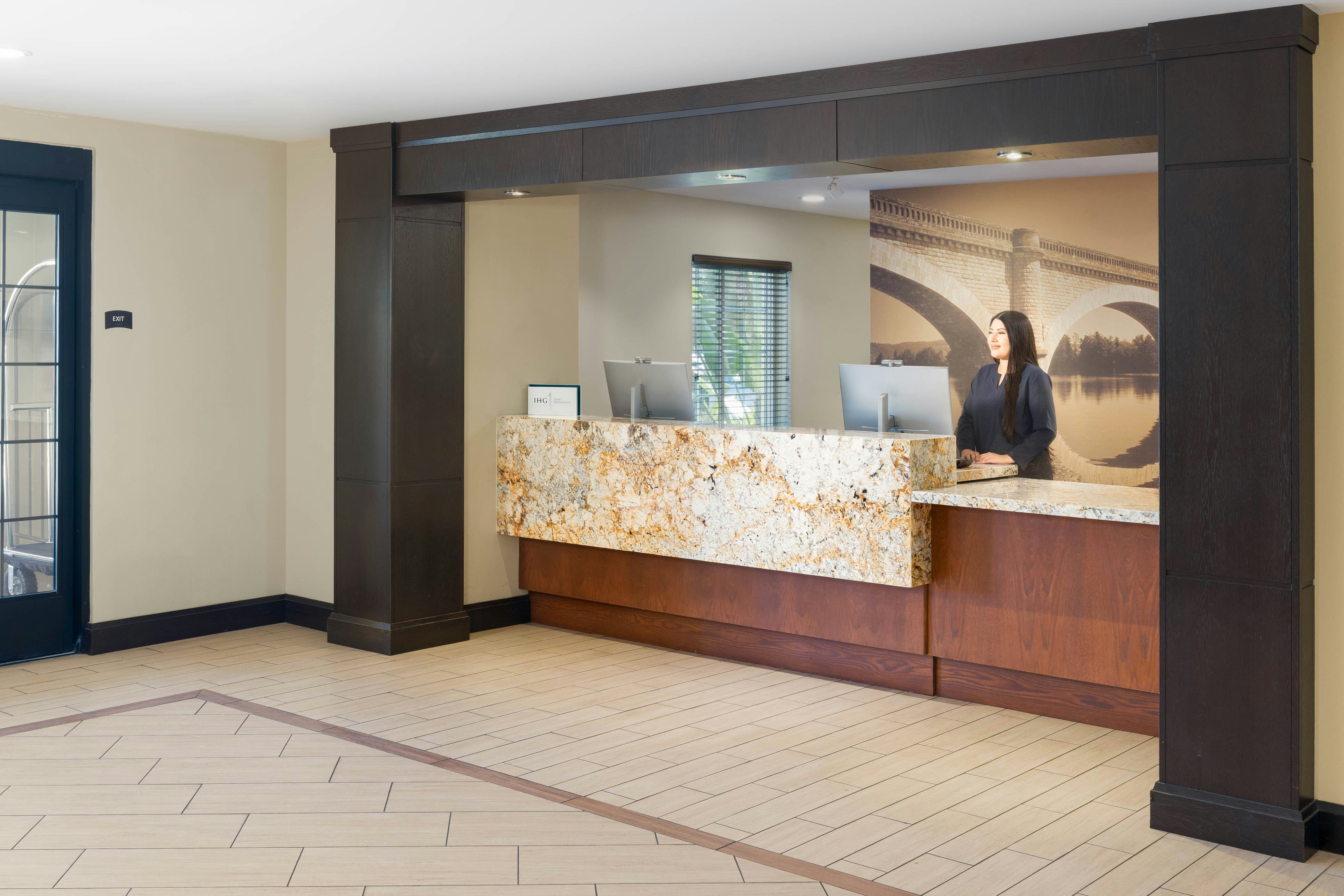 Lobby at STAYBRIDGE SUITES CORONA SOUTH, CORONA - CA