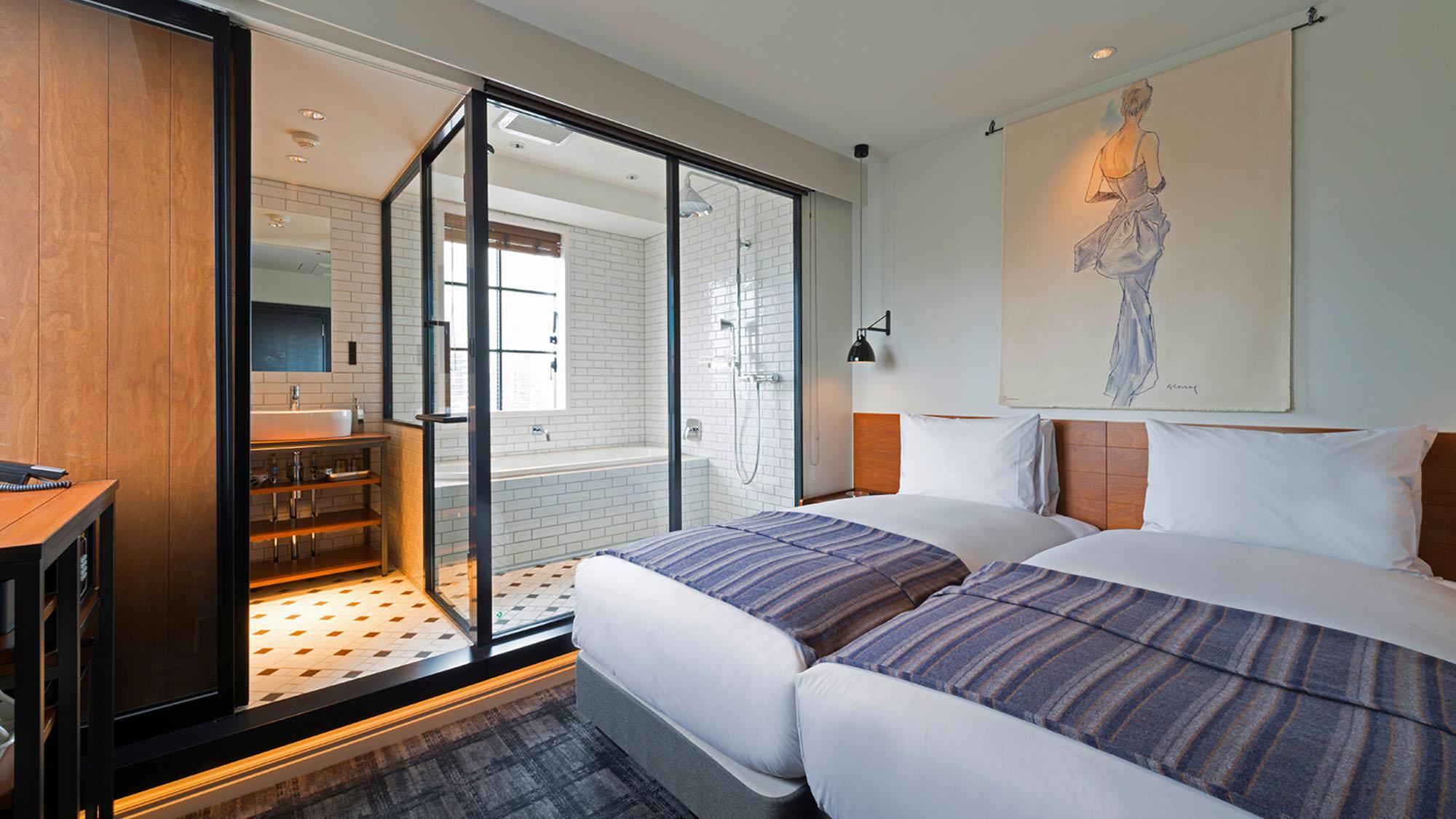 Hollywood, Standard, Twin Beds