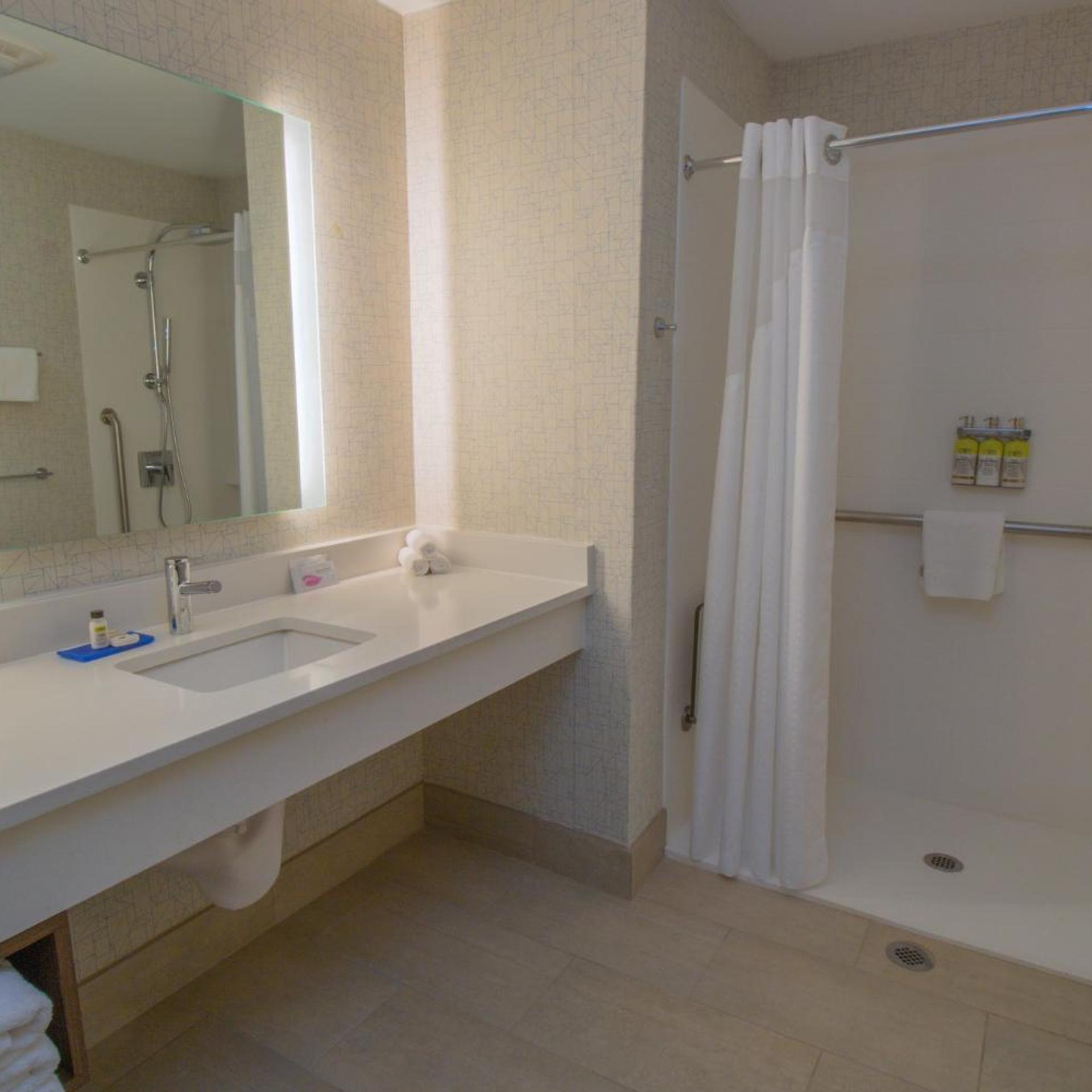 غرفة قياسية بسرير كينج لذوي الإعاقة، Holiday Inn Express Hotel And Suites Manassas 3/4