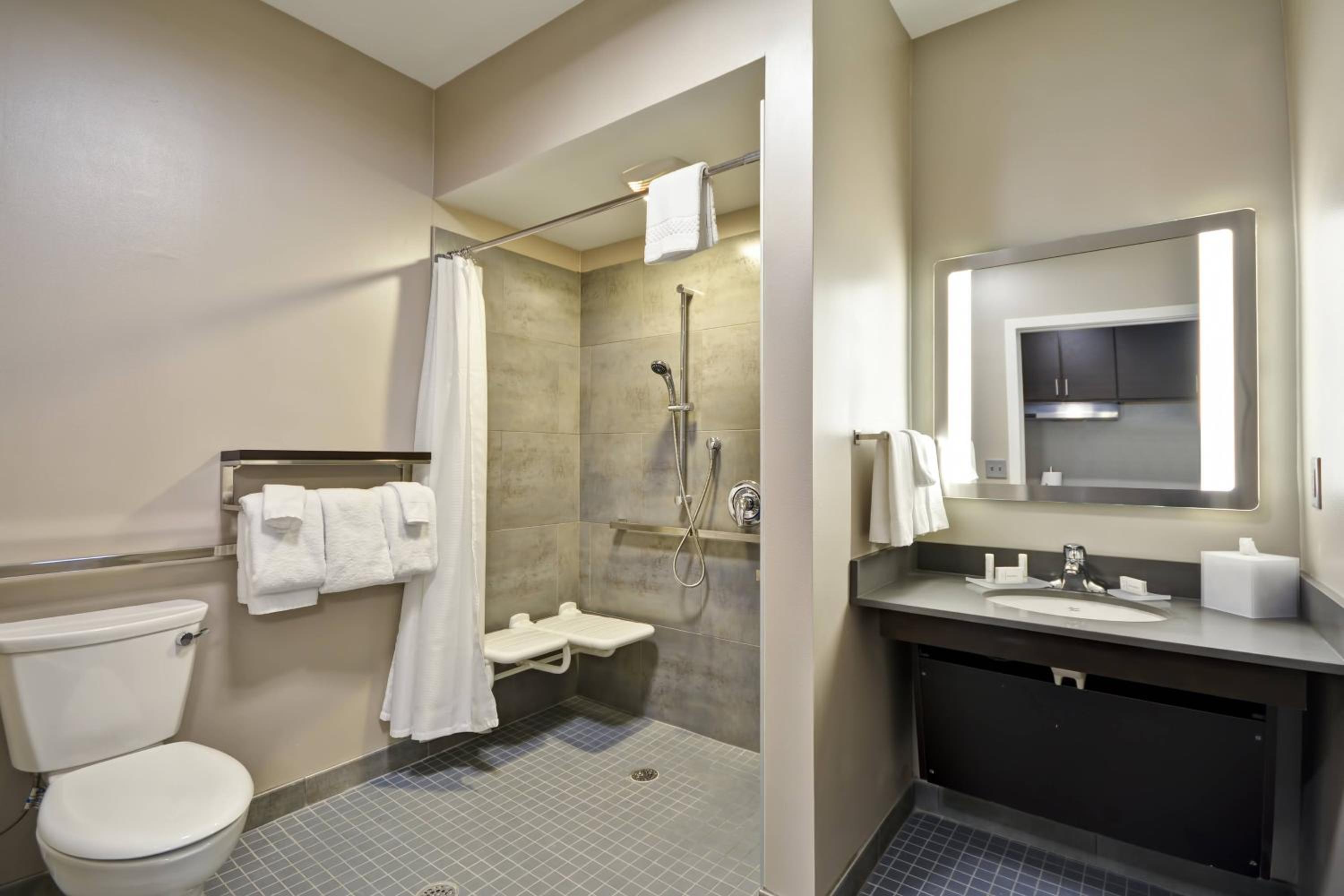 استوديو بسرير كينج مع أريكة بحوض استحمام لذوي الإعاقة، TOWNEPLACE SUITES CRANBURY SOUTH BRUNSWICK 7/8