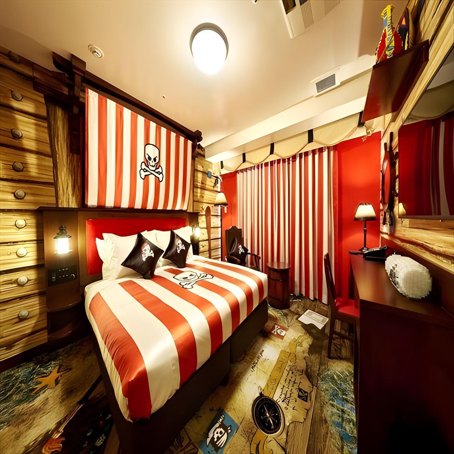 Pirate, Premium, Queen Bed