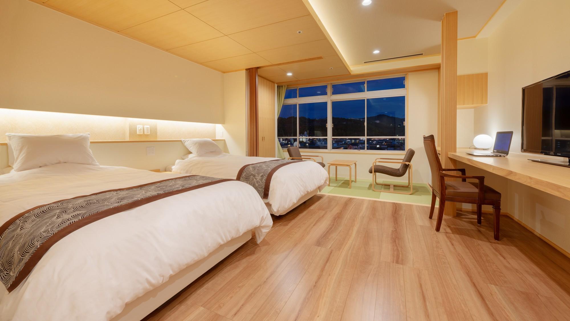 Japanese, Renovated, Modern, Superior, Twin Beds