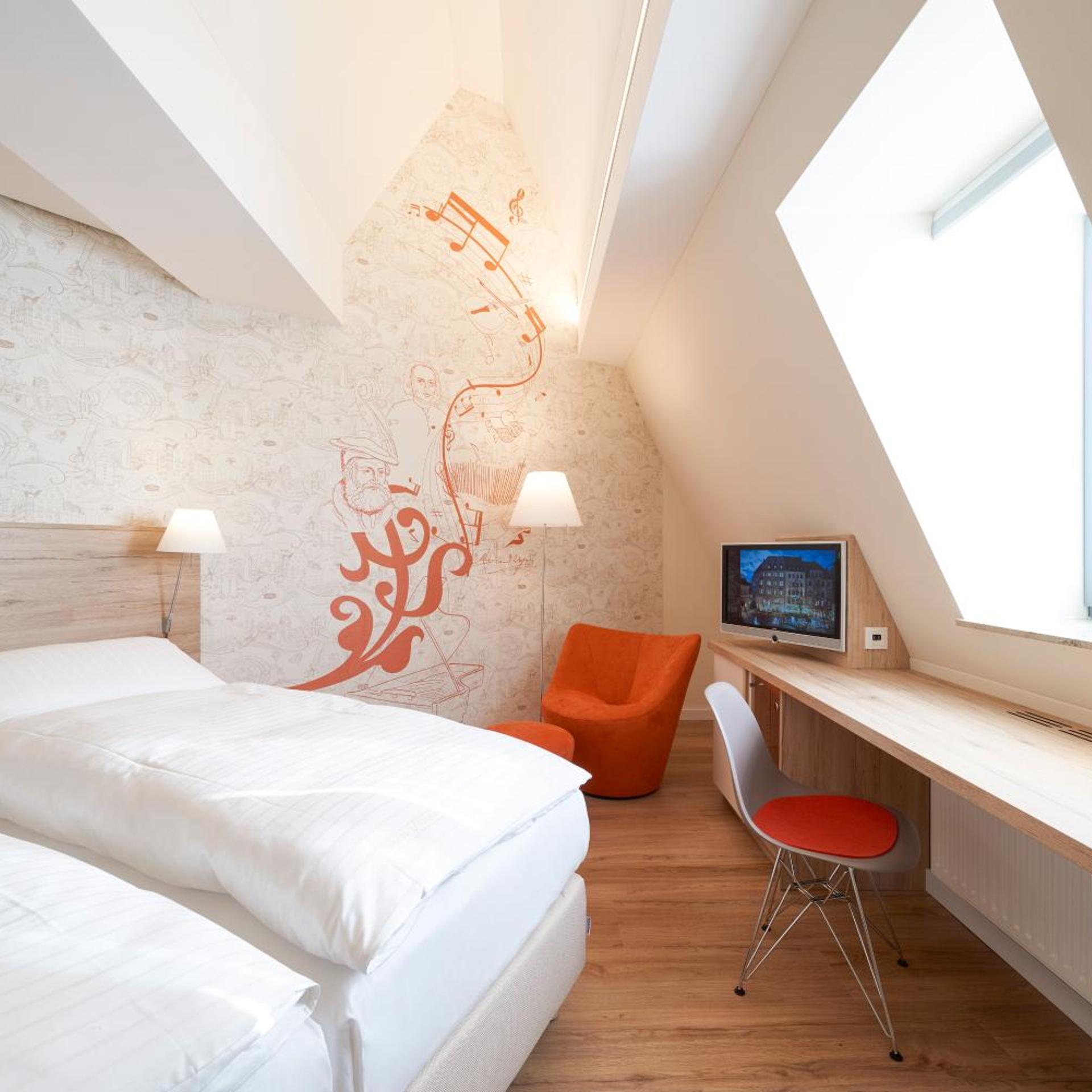 Room, King Bed, Attic