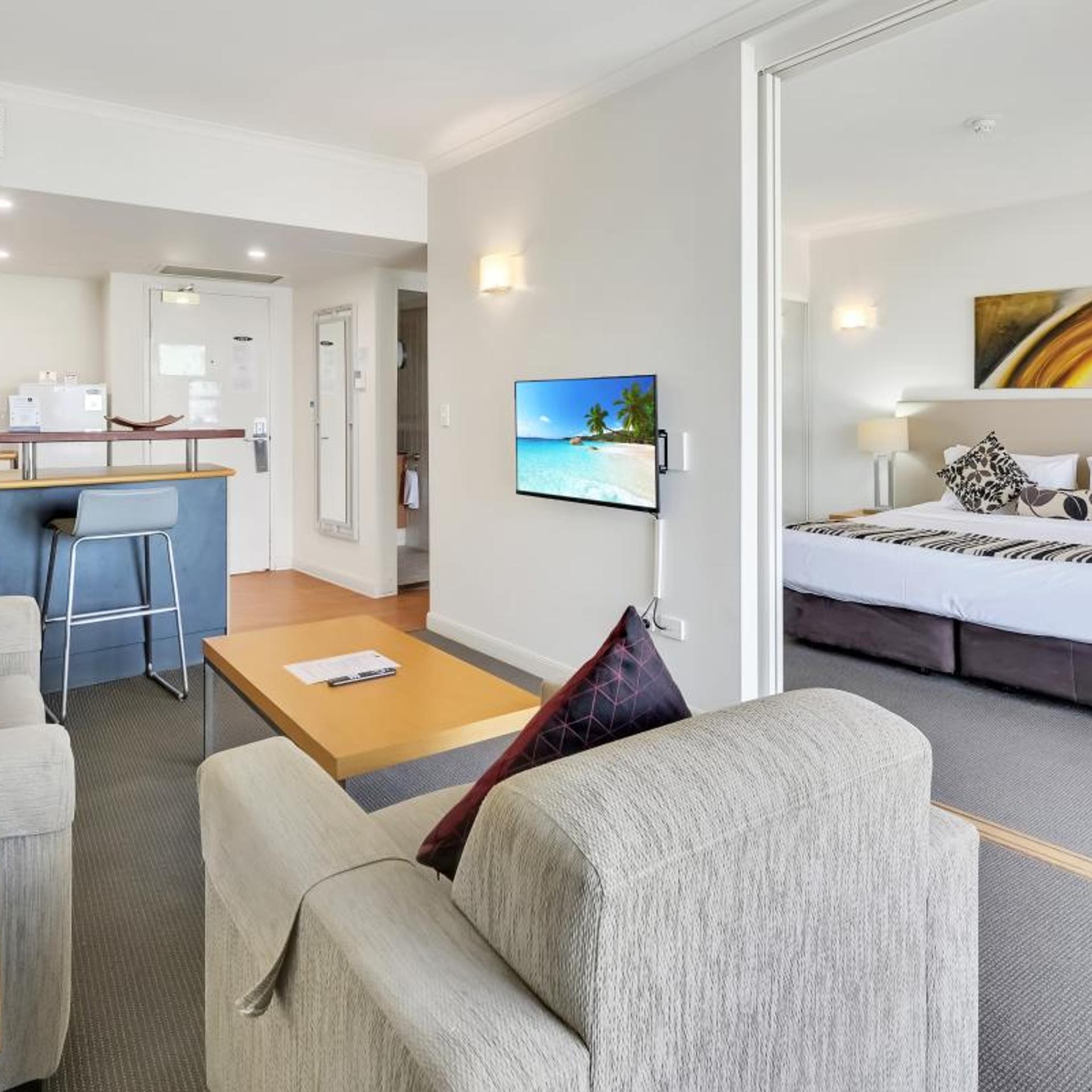 غرفة تنفيذية بسرير كينج بغرفة نوم واحدة، CENTRAL COSMO APARTMENTS 5/10