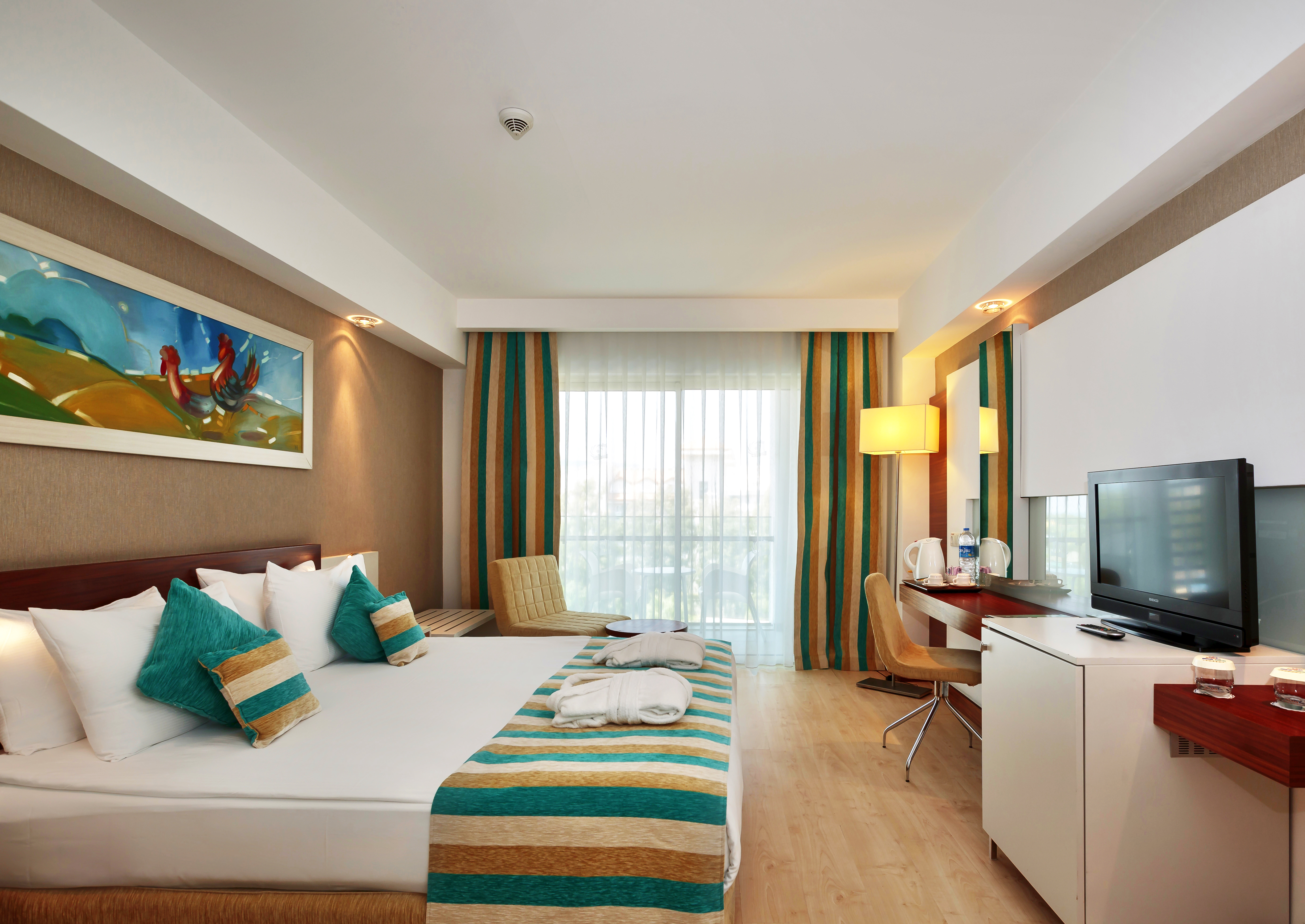 Room, Single, Double Bed, Land View