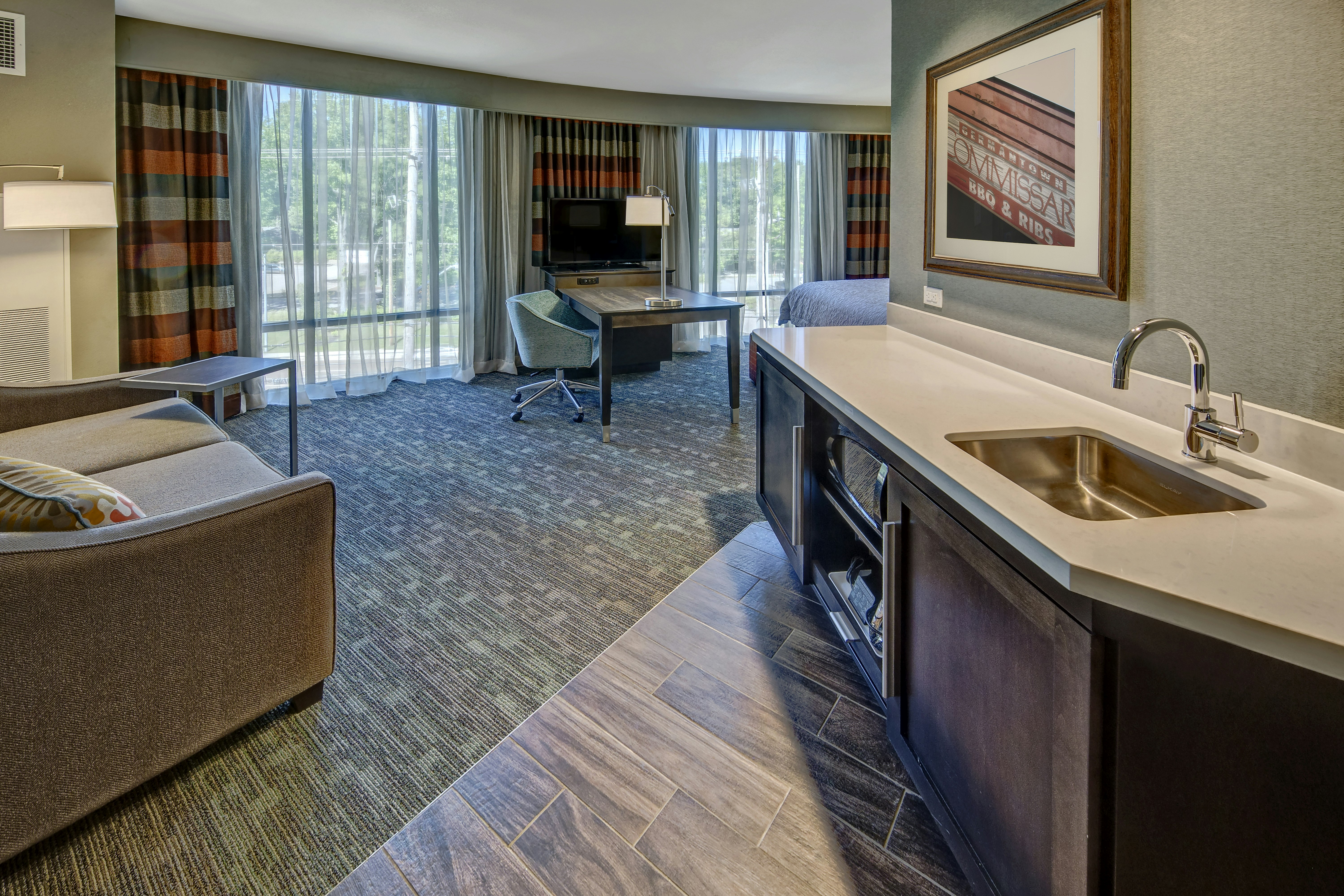 استوديو ركني بسرير كينج، Hampton Inn And Suites Memphis Germantown 6/6