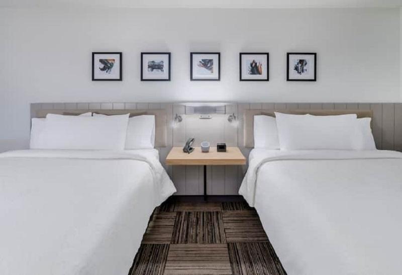 Room, 2 Queen Beds, Bath and Shower
