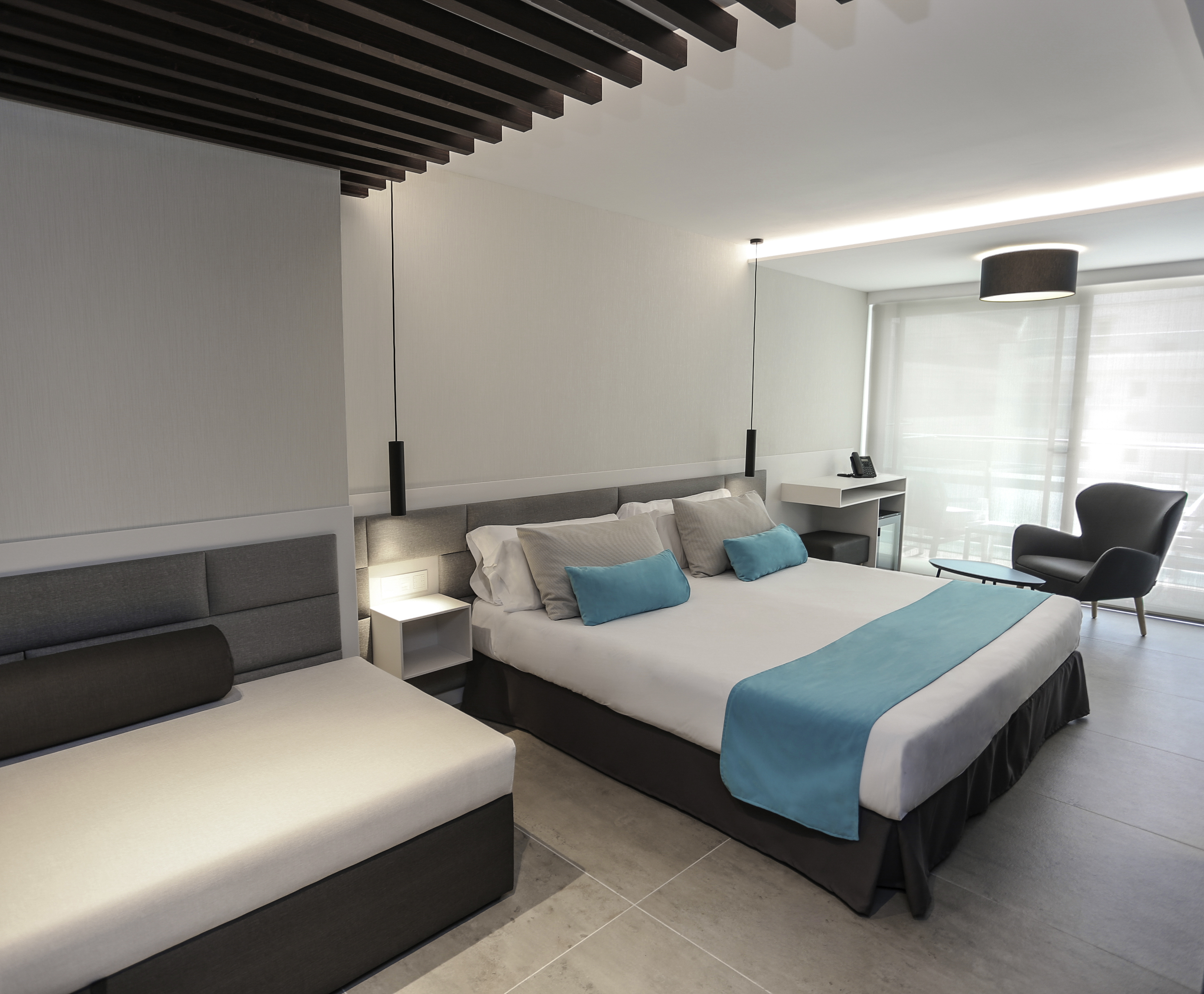 Urban, Double Bed, Street View, Balcony