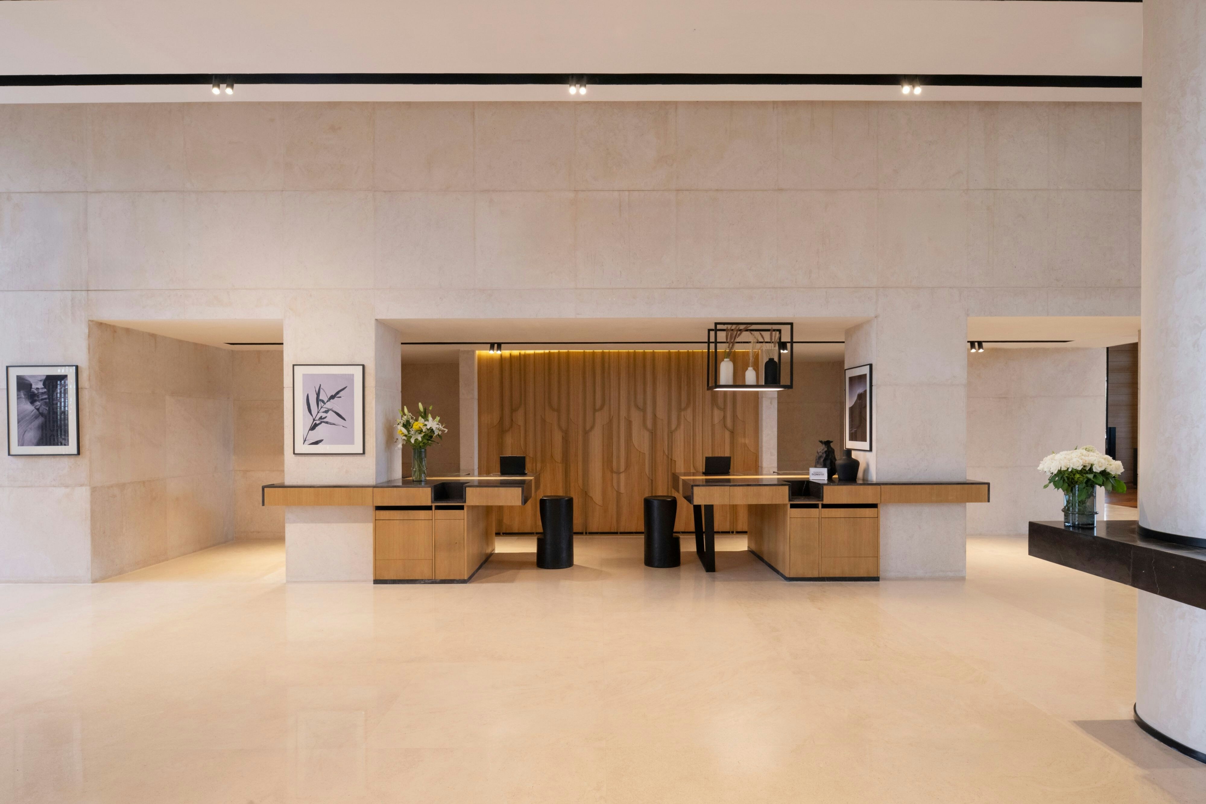 Lobby at Taghazout Bay Marriott Resort, Aourir